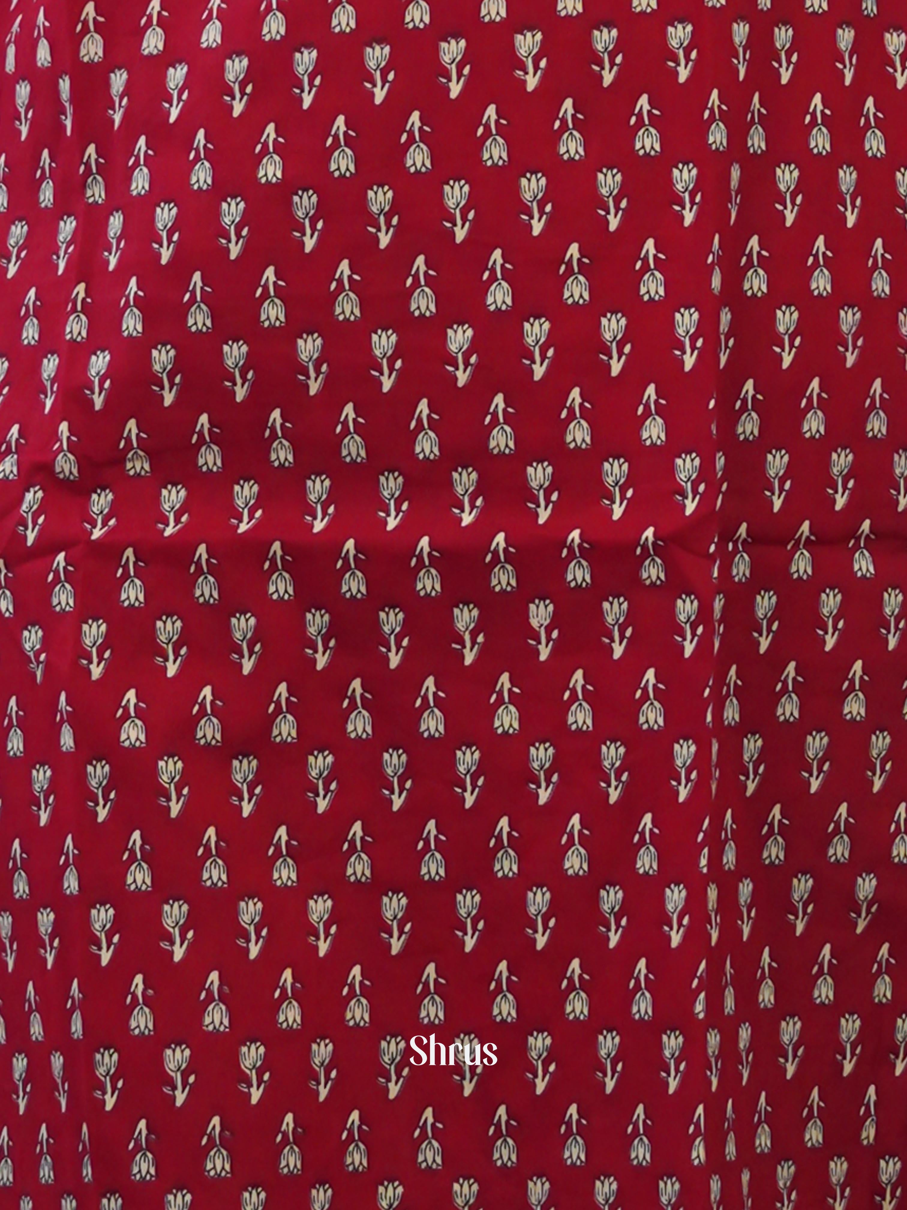 Red - 3pc Printed Casual Readymade Suits - Shop on ShrusEternity.com