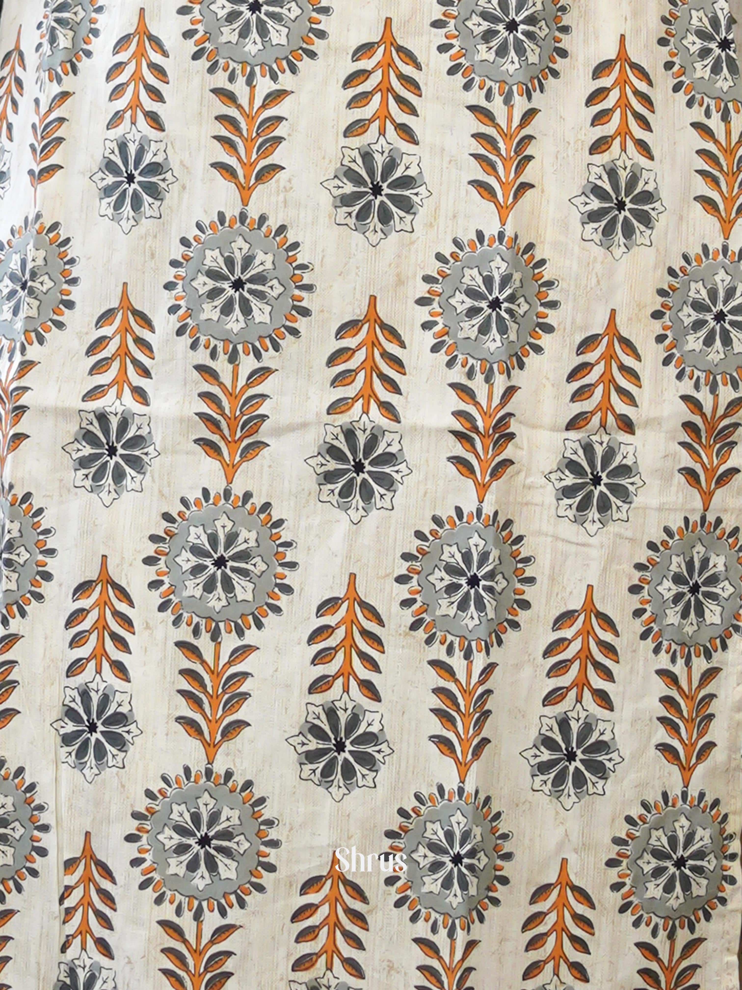 Cream & Grey - 3pc Readymade Suits - Shop on ShrusEternity.com