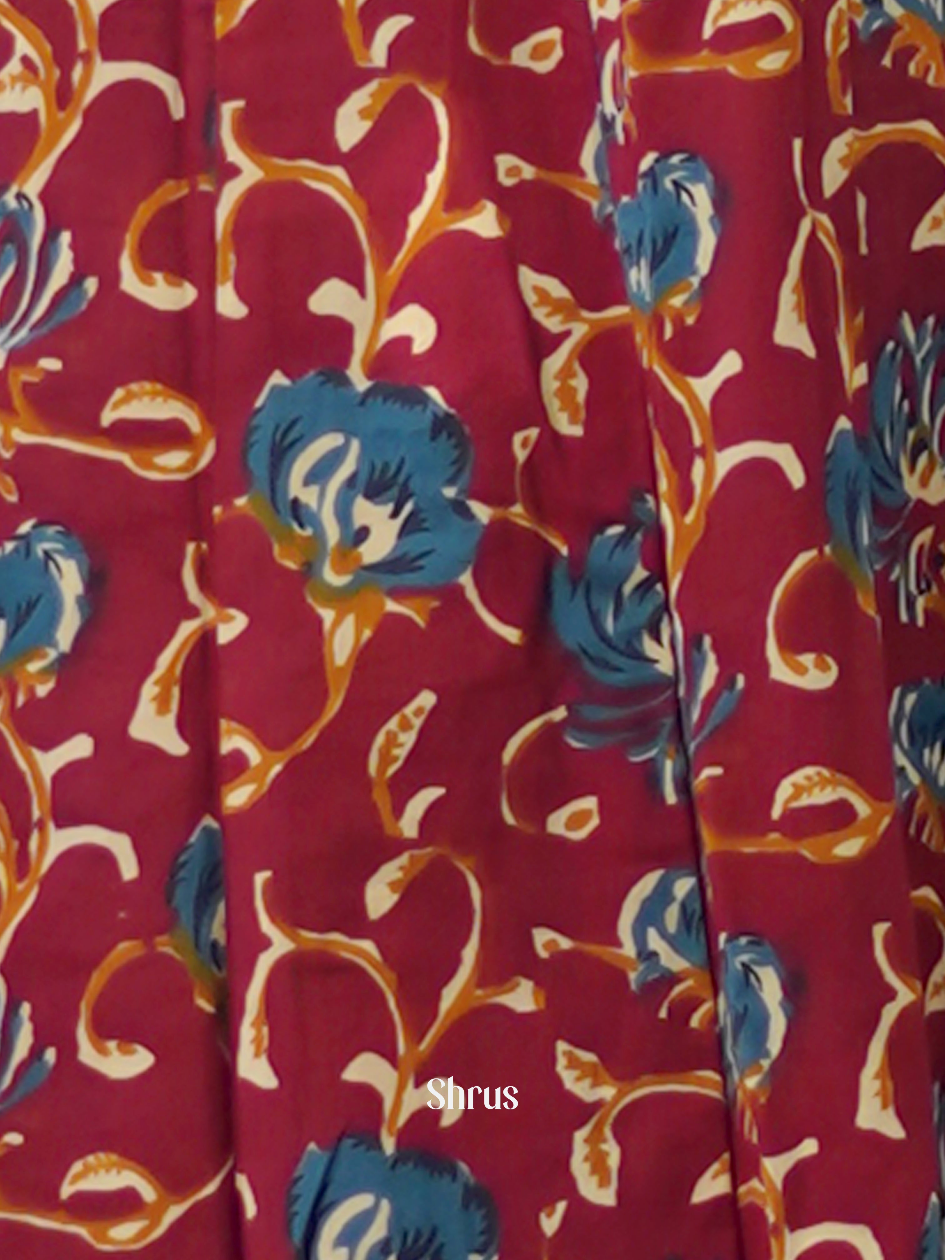Maroon - 3pc printed Readymade Suits - Shop on ShrusEternity.com