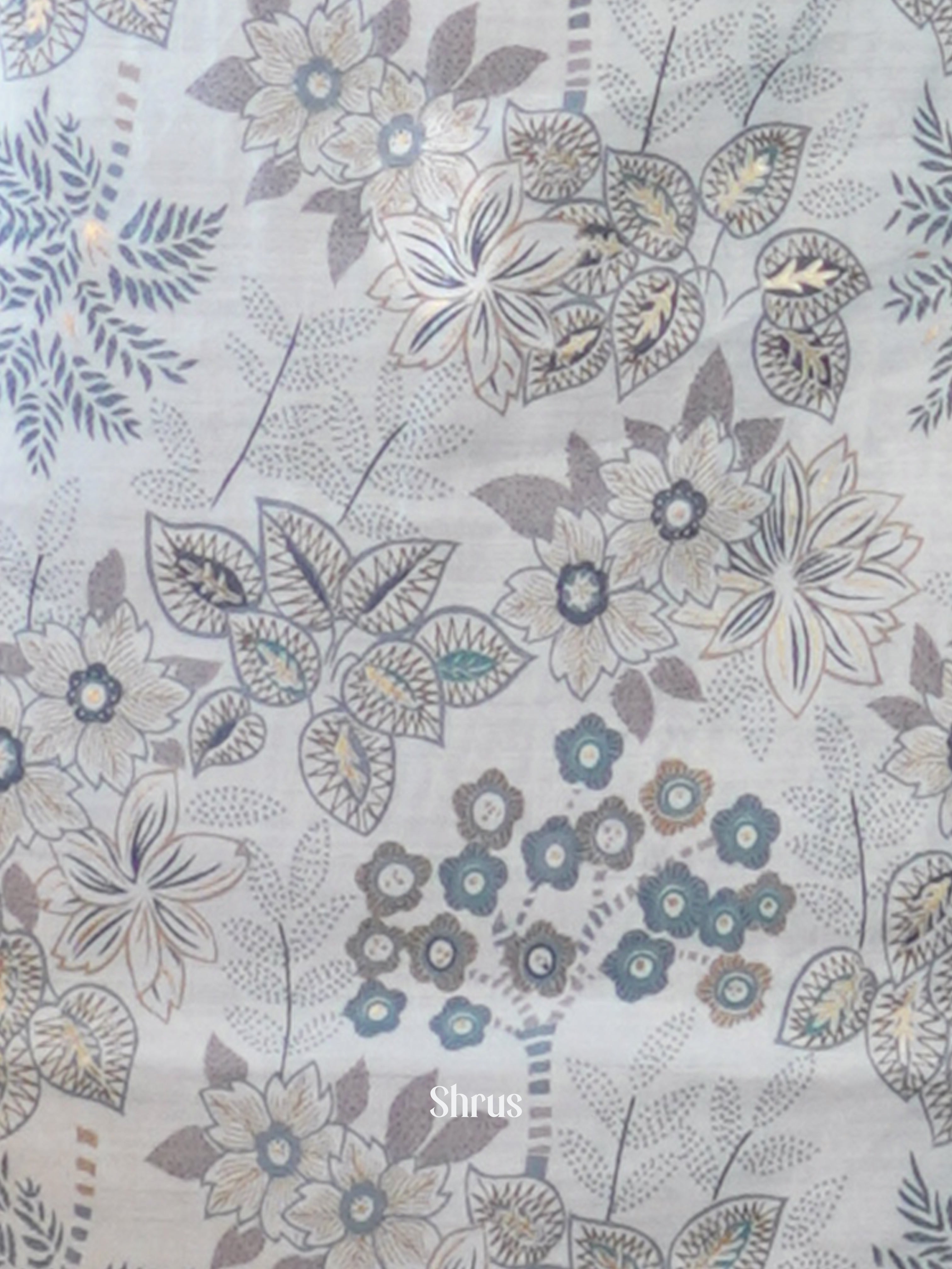 Cream & Grey- Readymade Suits - Shop on ShrusEternity.com