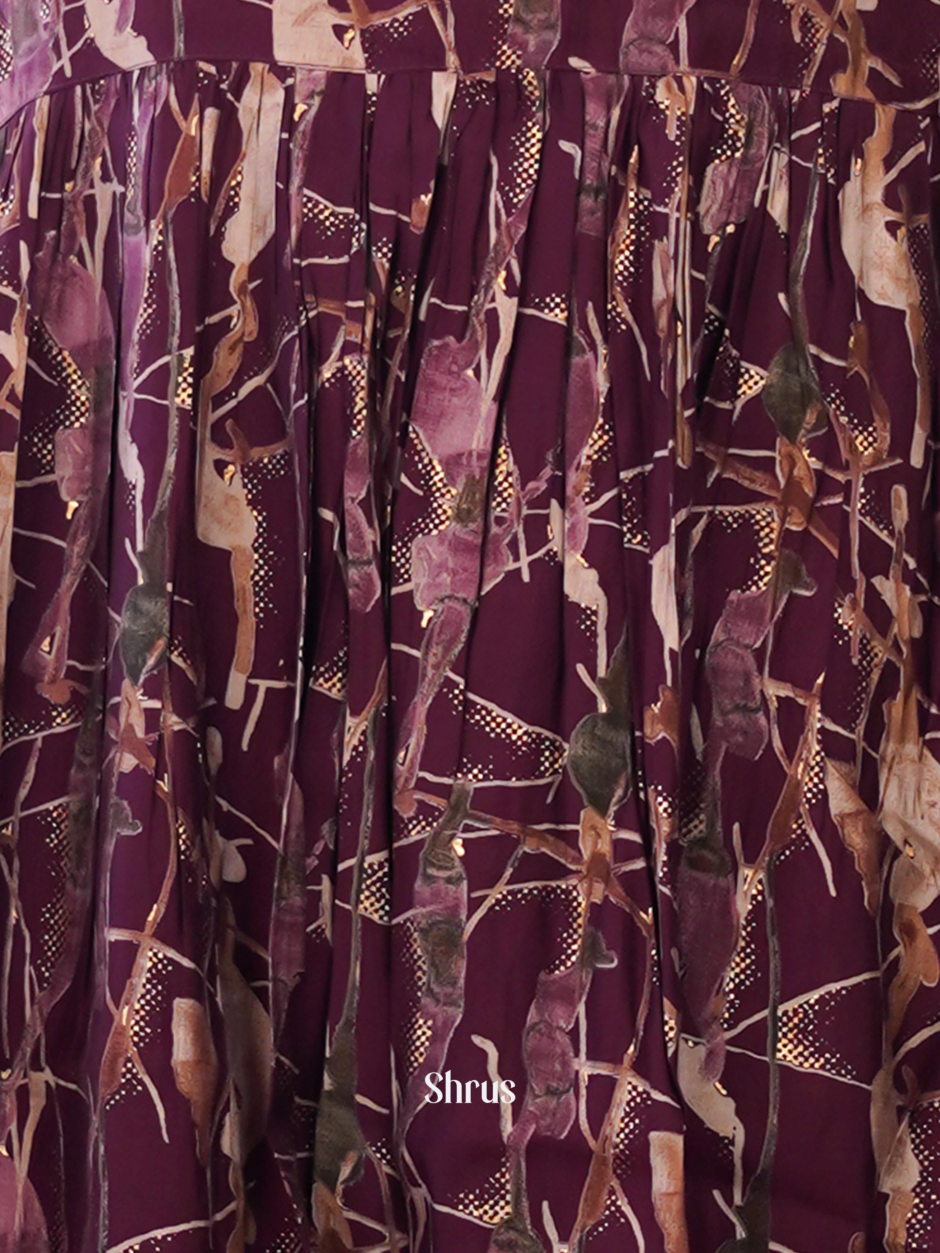 Purple -3pc Readymade Suits - Shop on ShrusEternity.com