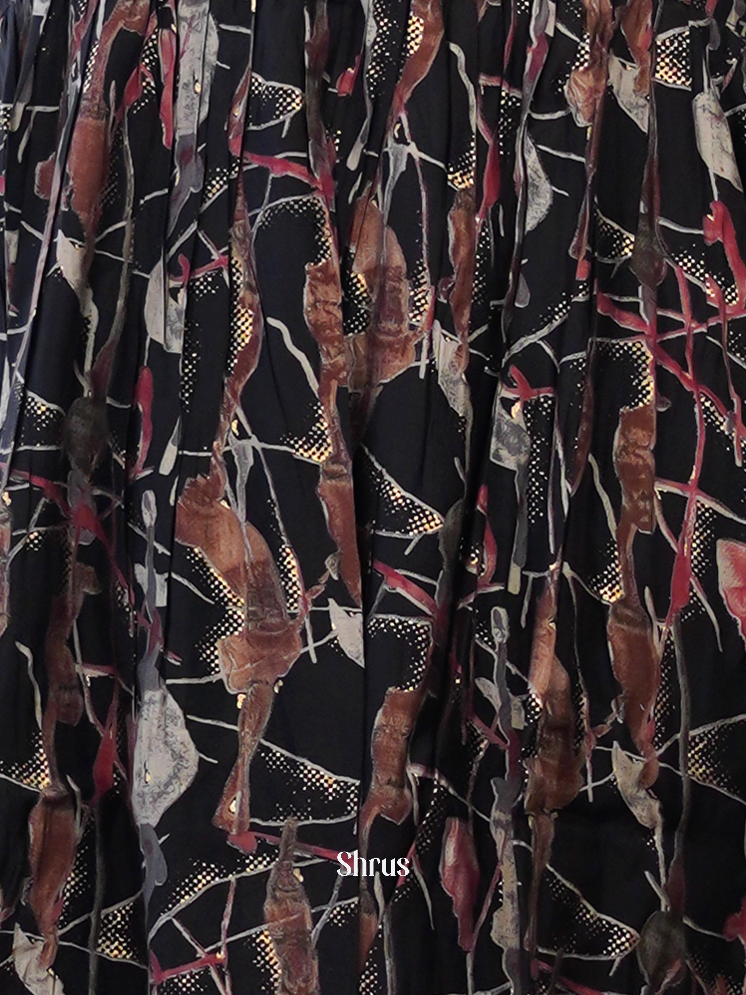 Black -3pc Festive printed Readymade Suits - Shop on ShrusEternity.com