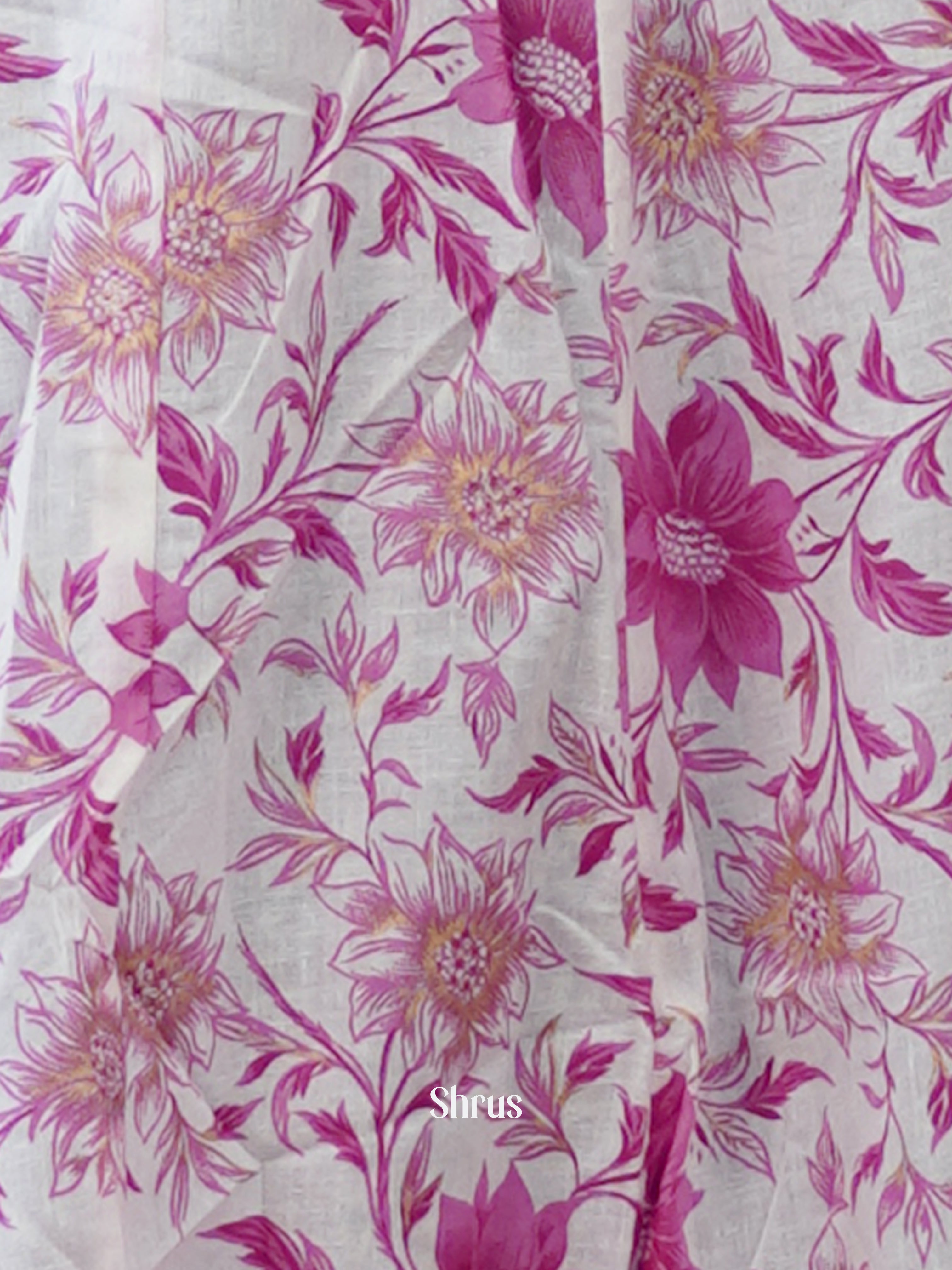 Cream & Pink - Readymade kurti - Shop on ShrusEternity.com