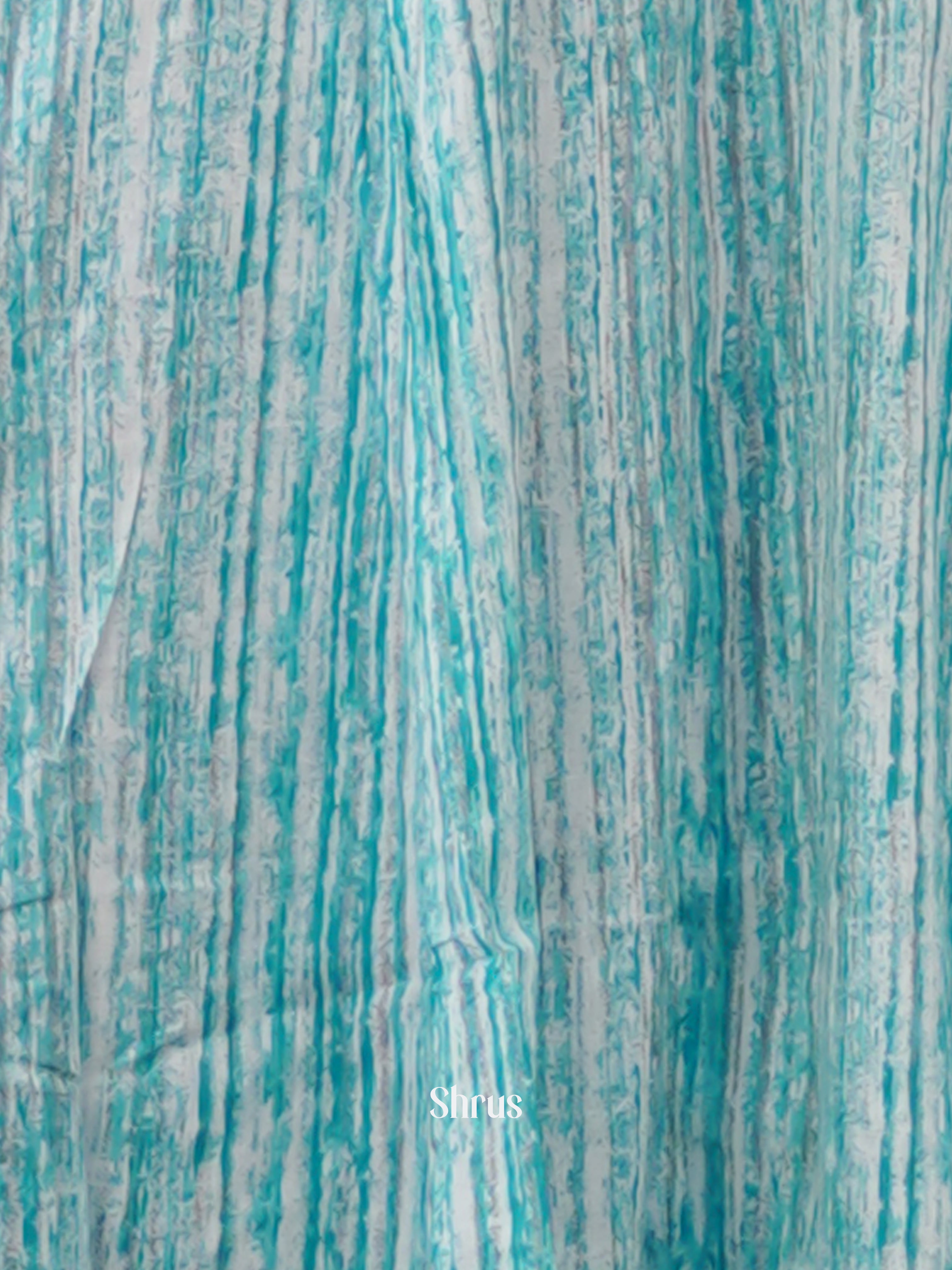 Teal- Readymade kurti - Shop on ShrusEternity.com