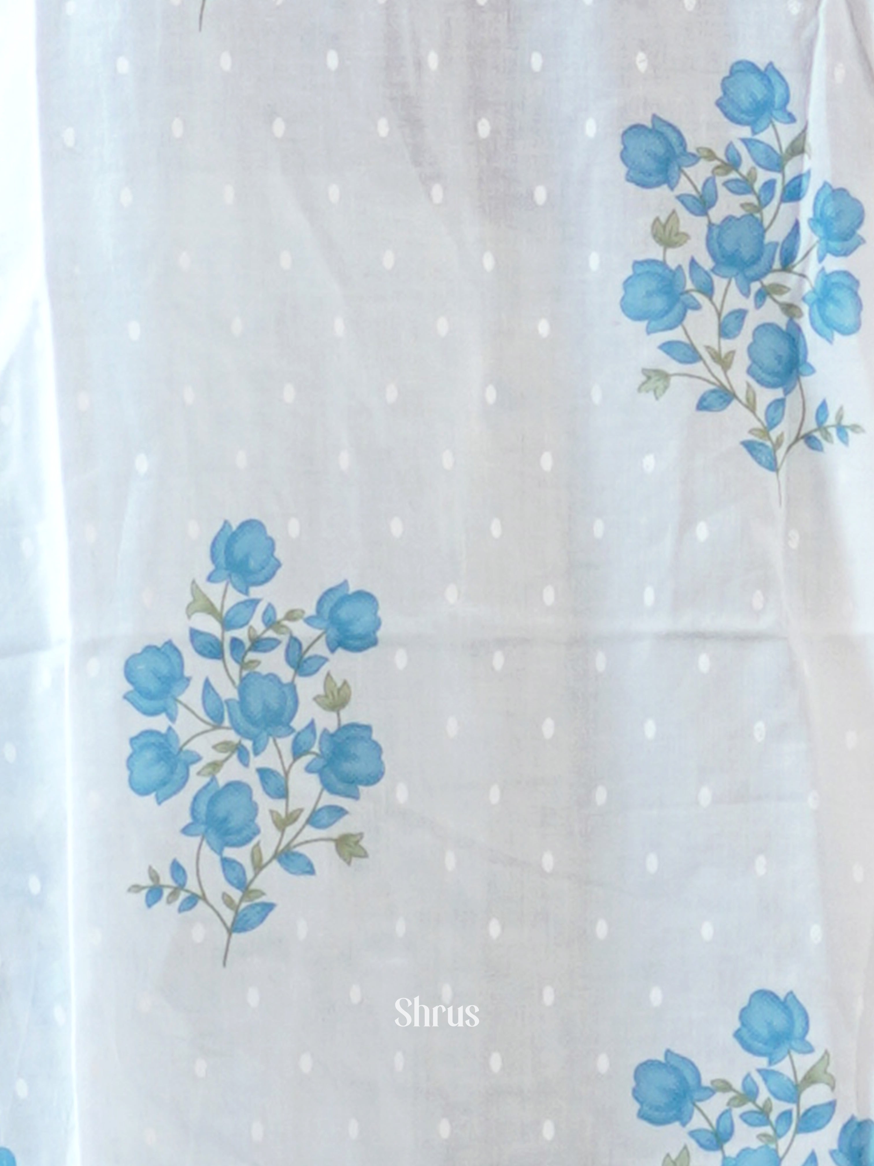 White & Blue - 3pc Readymade Suits - Shop on ShrusEternity.com