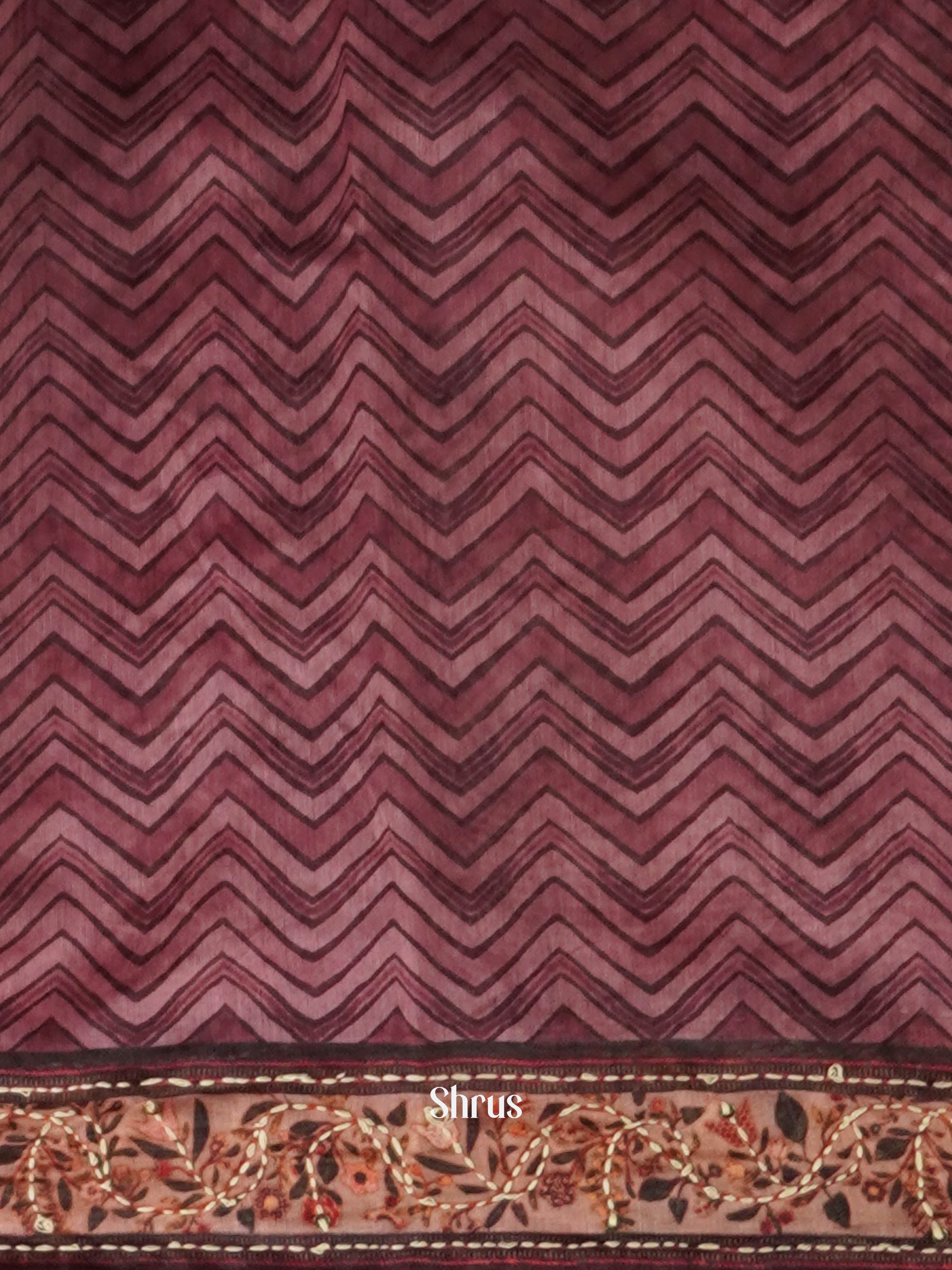 Mixture Of Color - Semi Kantha Saree - Shop on ShrusEternity.com