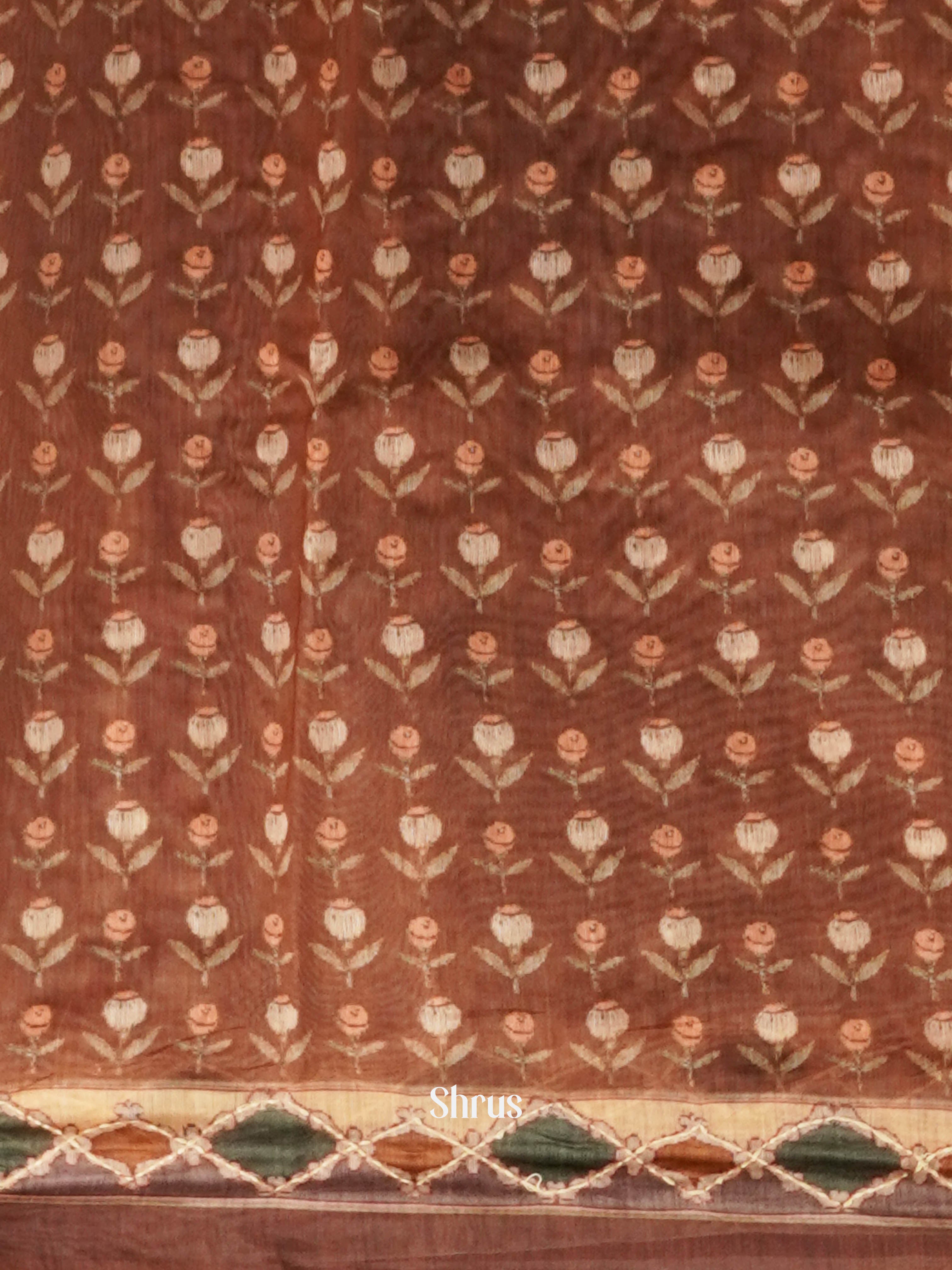 Mixture Of Colors - Semi Kantha Saree - Shop on ShrusEternity.com