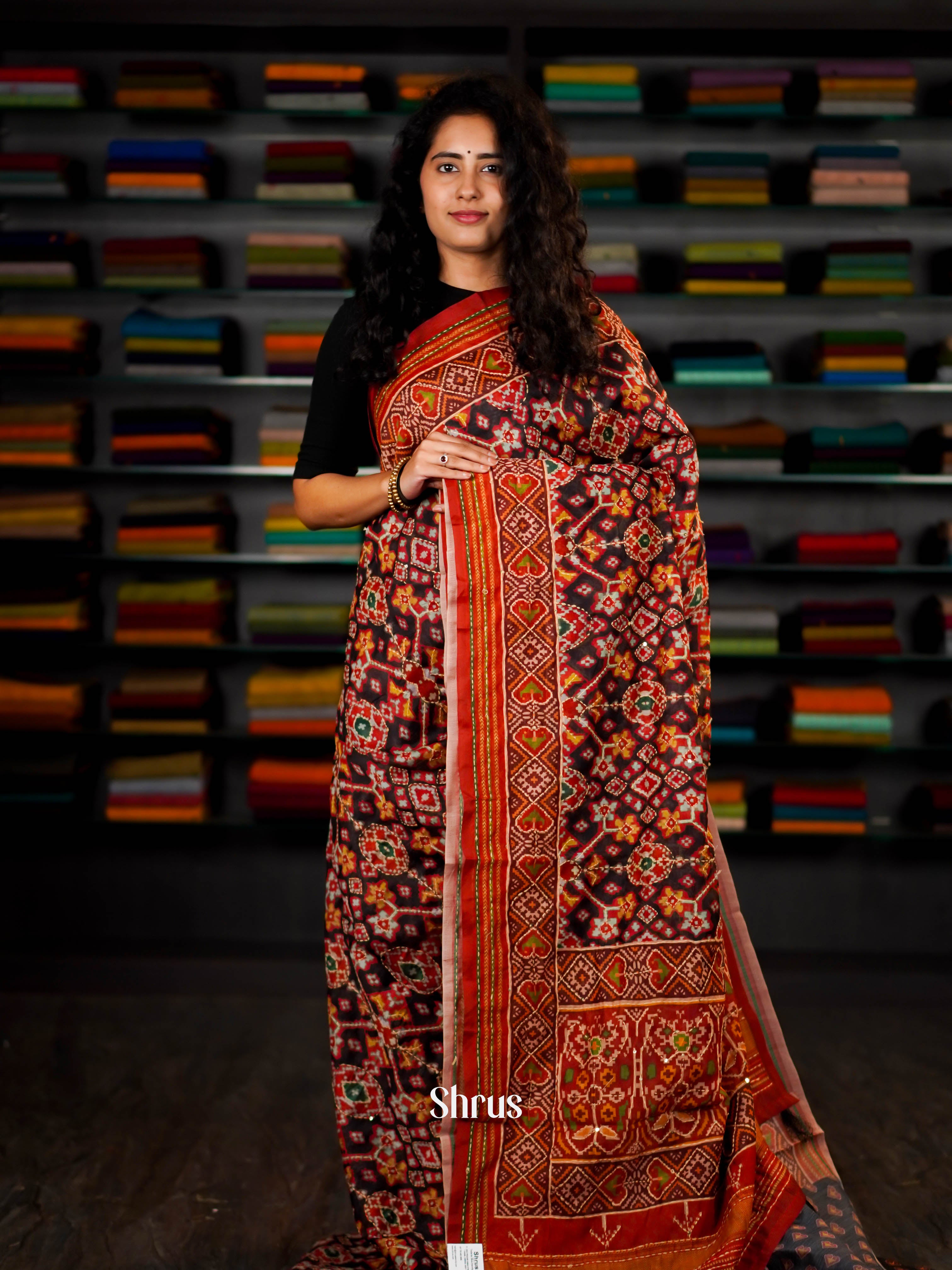 CIS04250 - Semi Kantha Saree - Shop on ShrusEternity.com