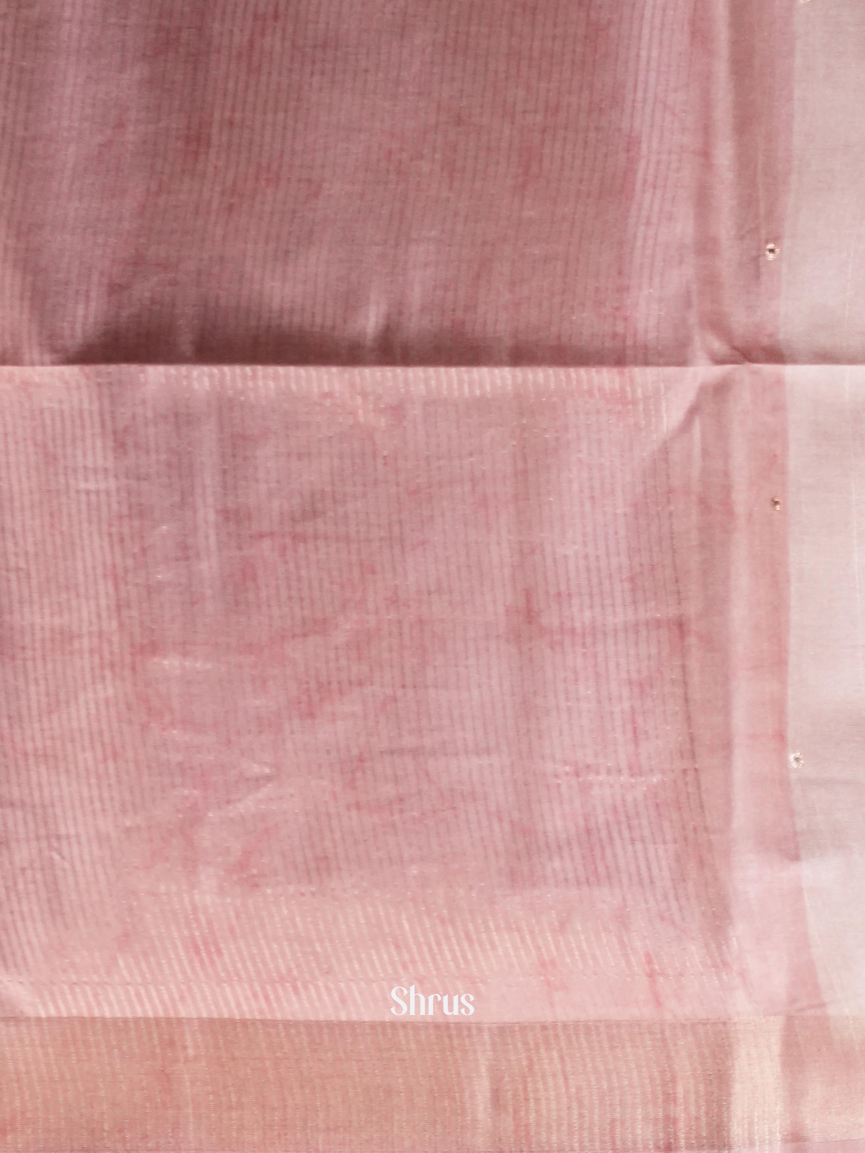 Peachy Pink - Moonga Silk Saree - Shop on ShrusEternity.com