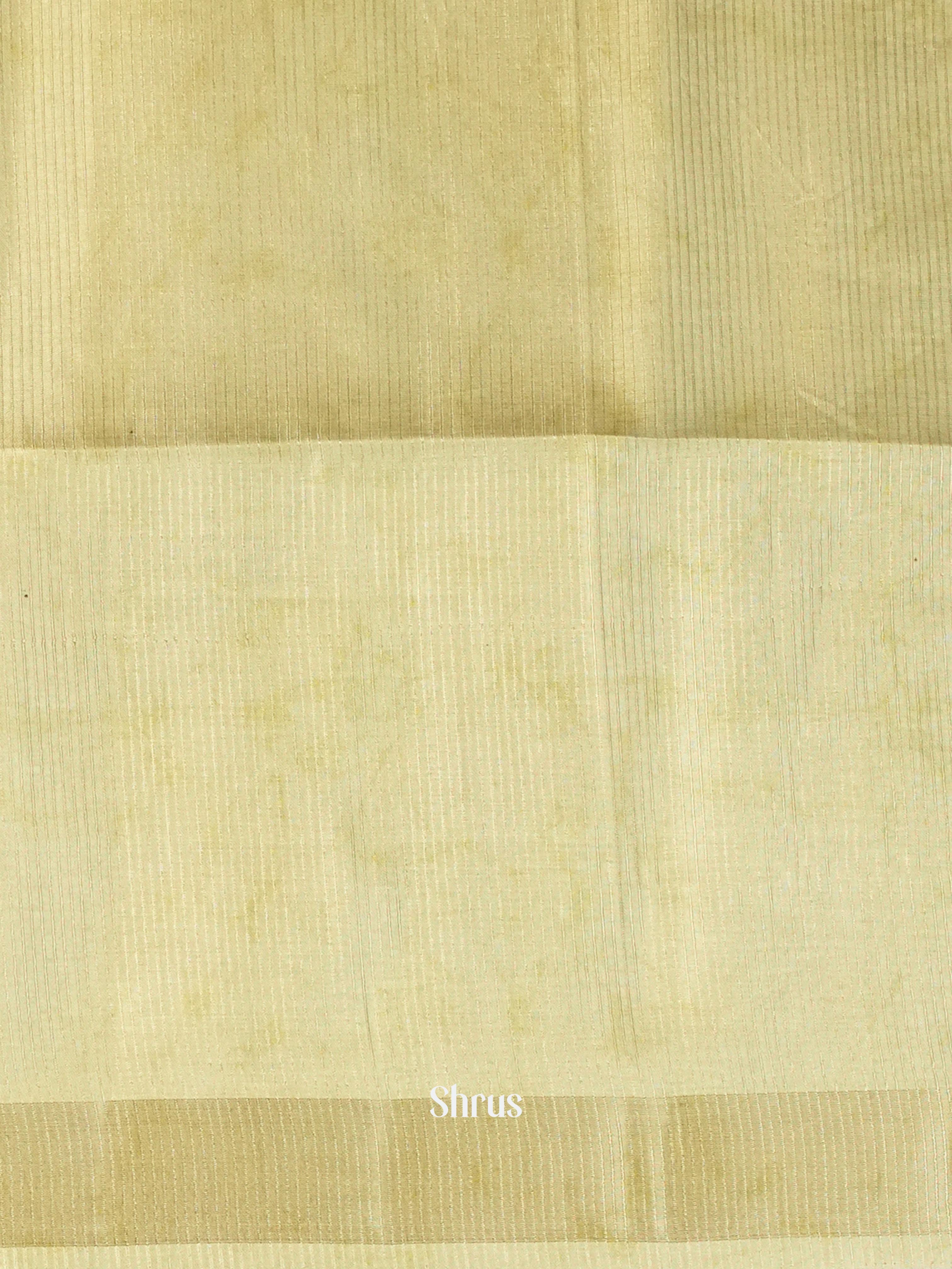 Cream - Moonga silk Saree - Shop on ShrusEternity.com