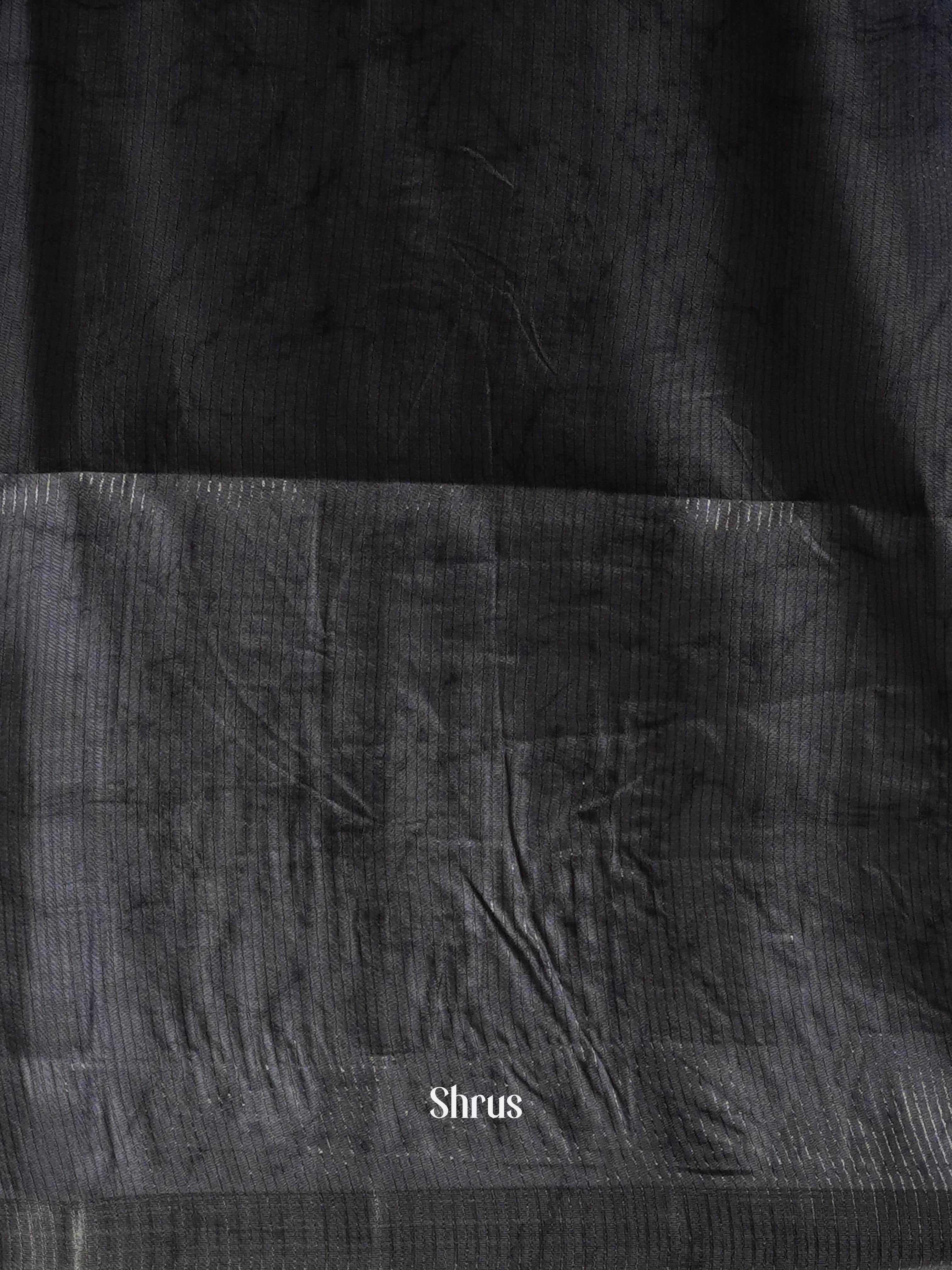 Grey - Moonga silk Saree - Shop on ShrusEternity.com