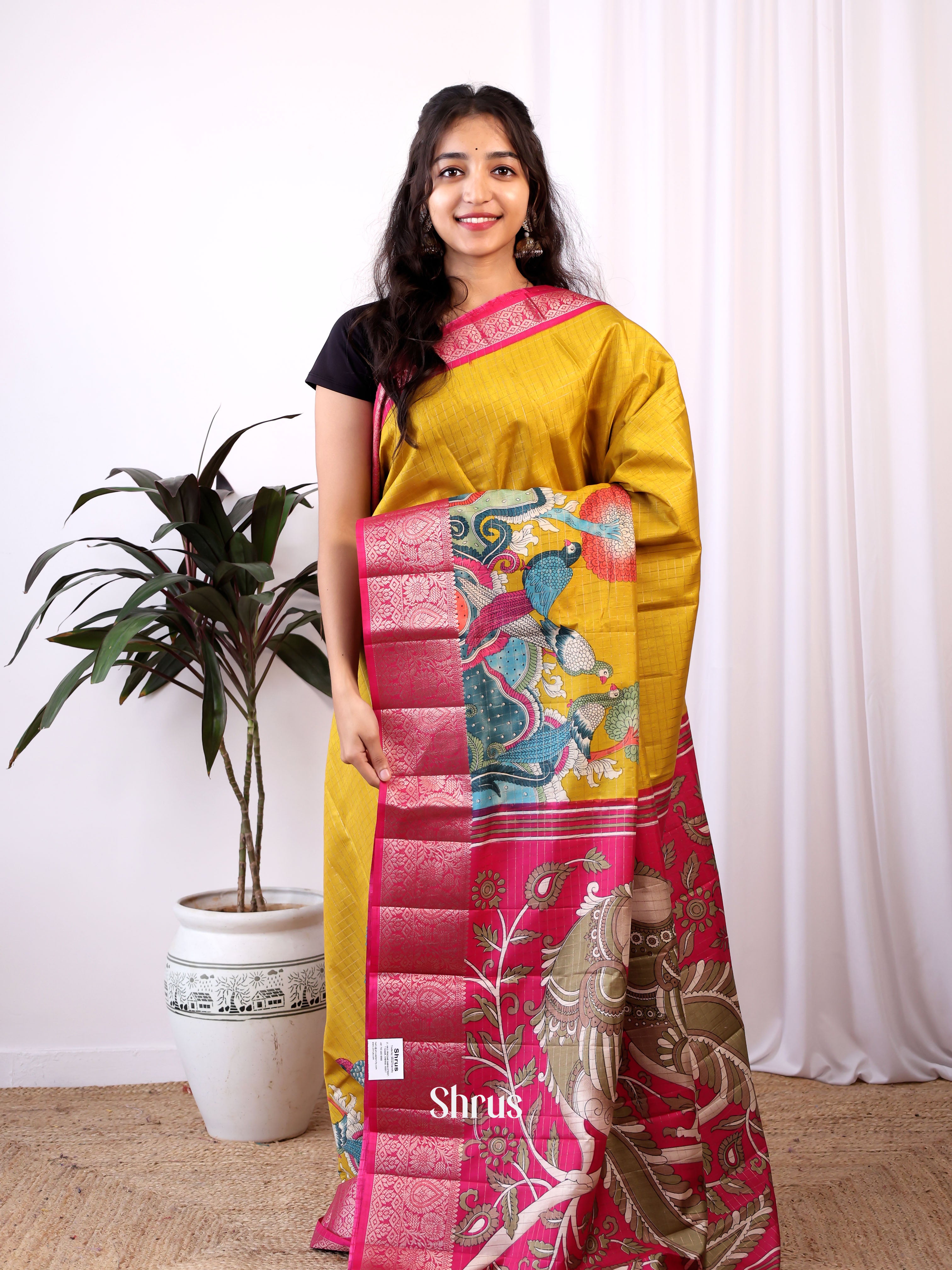 CIS04444 - Semi Tussar Saree - Shop on ShrusEternity.com