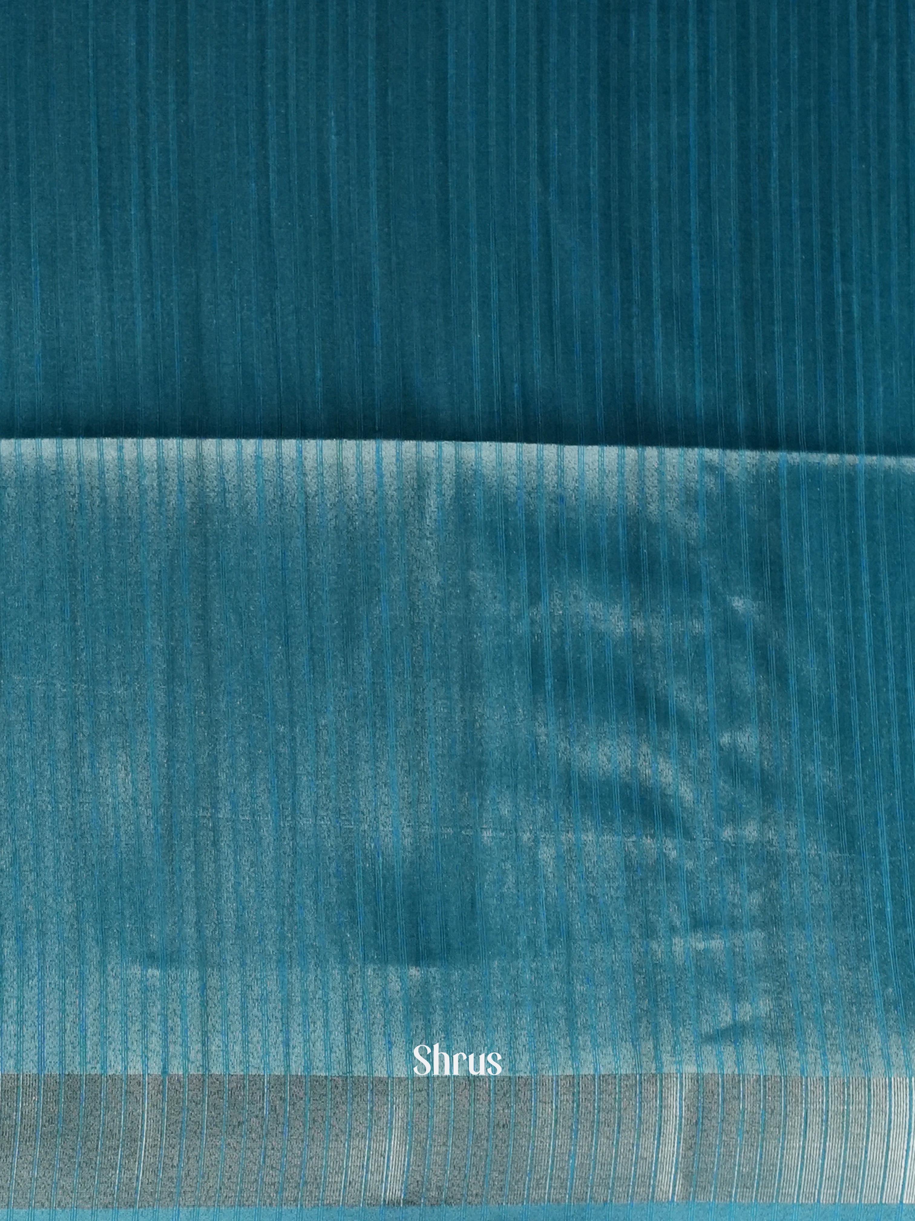Grey & Green - Moonga Silk Saree - Shop on ShrusEternity.com