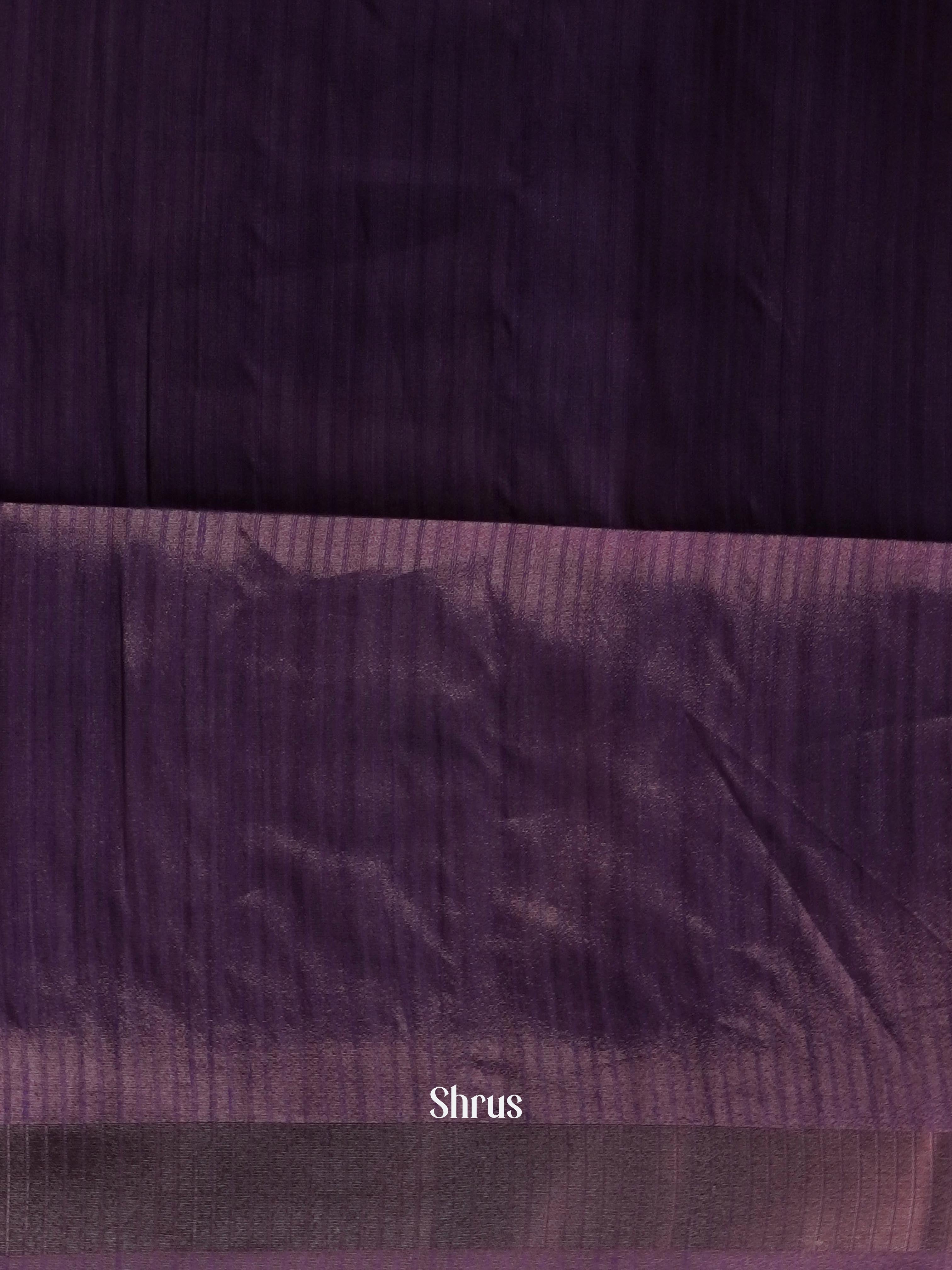 Shades Of Purple - Moonga silk Saree - Shop on ShrusEternity.com
