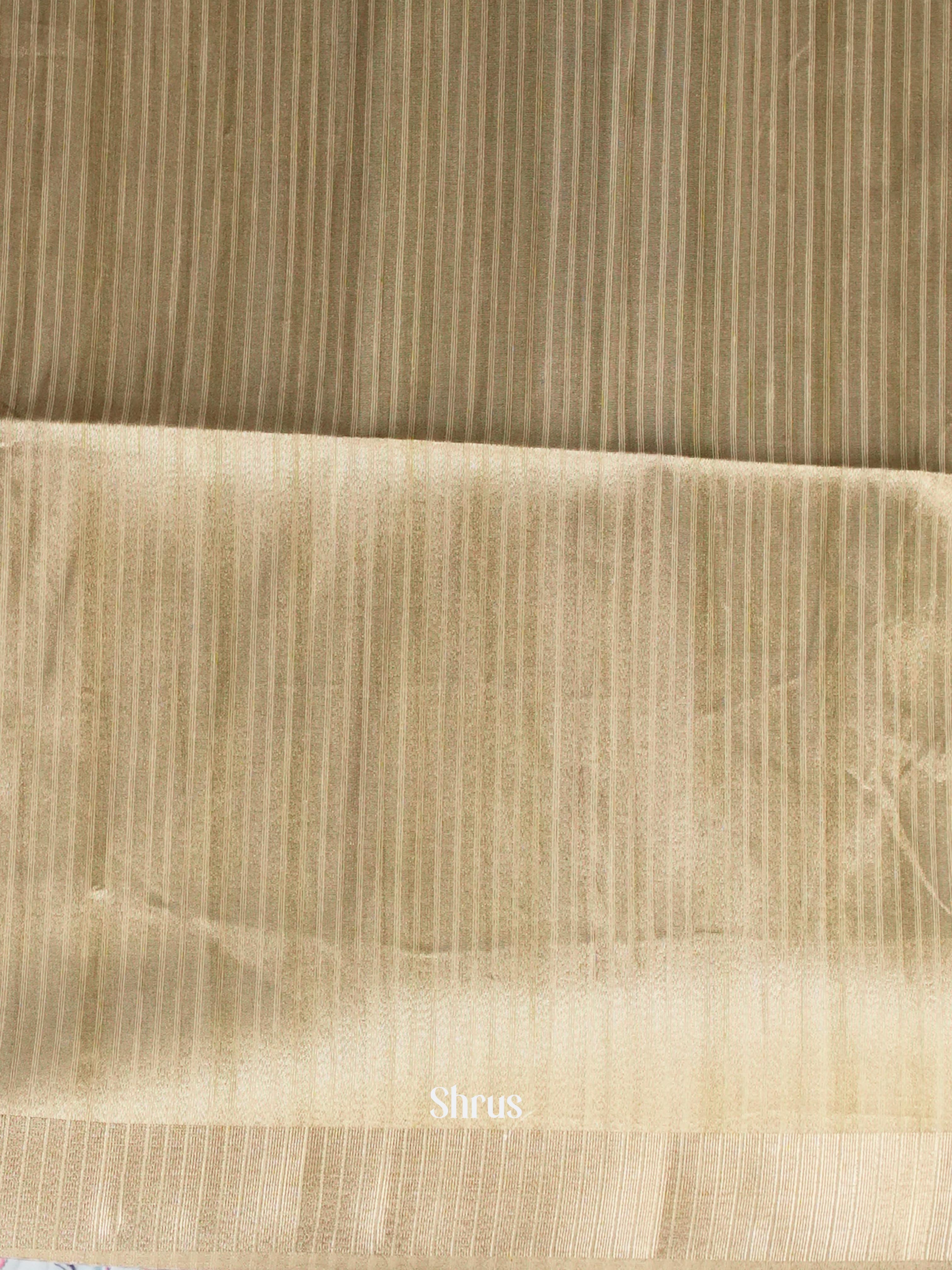 Lite green & Gold - Moonga Silk Saree - Shop on ShrusEternity.com
