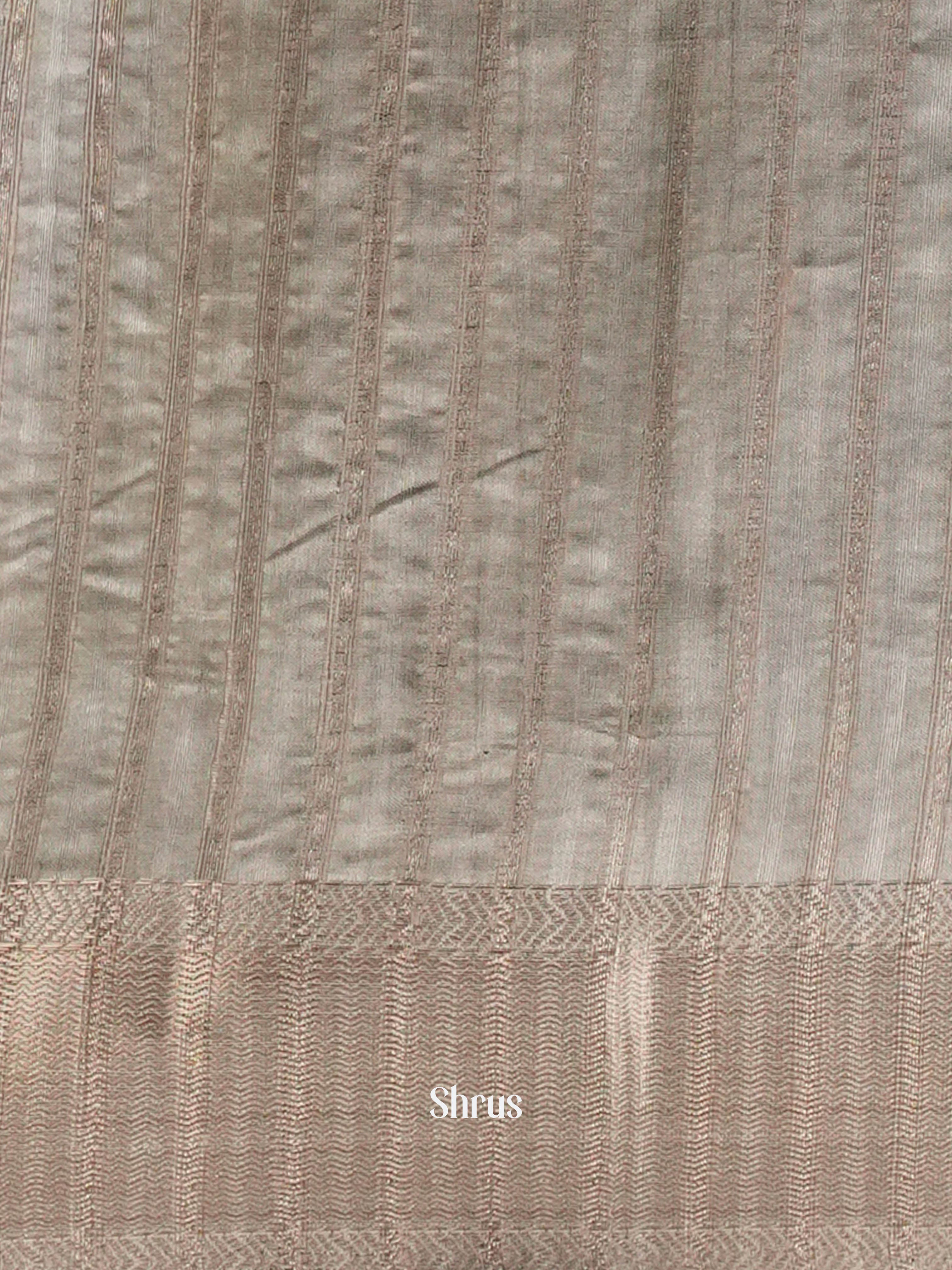 Peach & Purple - Moonga Silk Saree - Shop on ShrusEternity.com