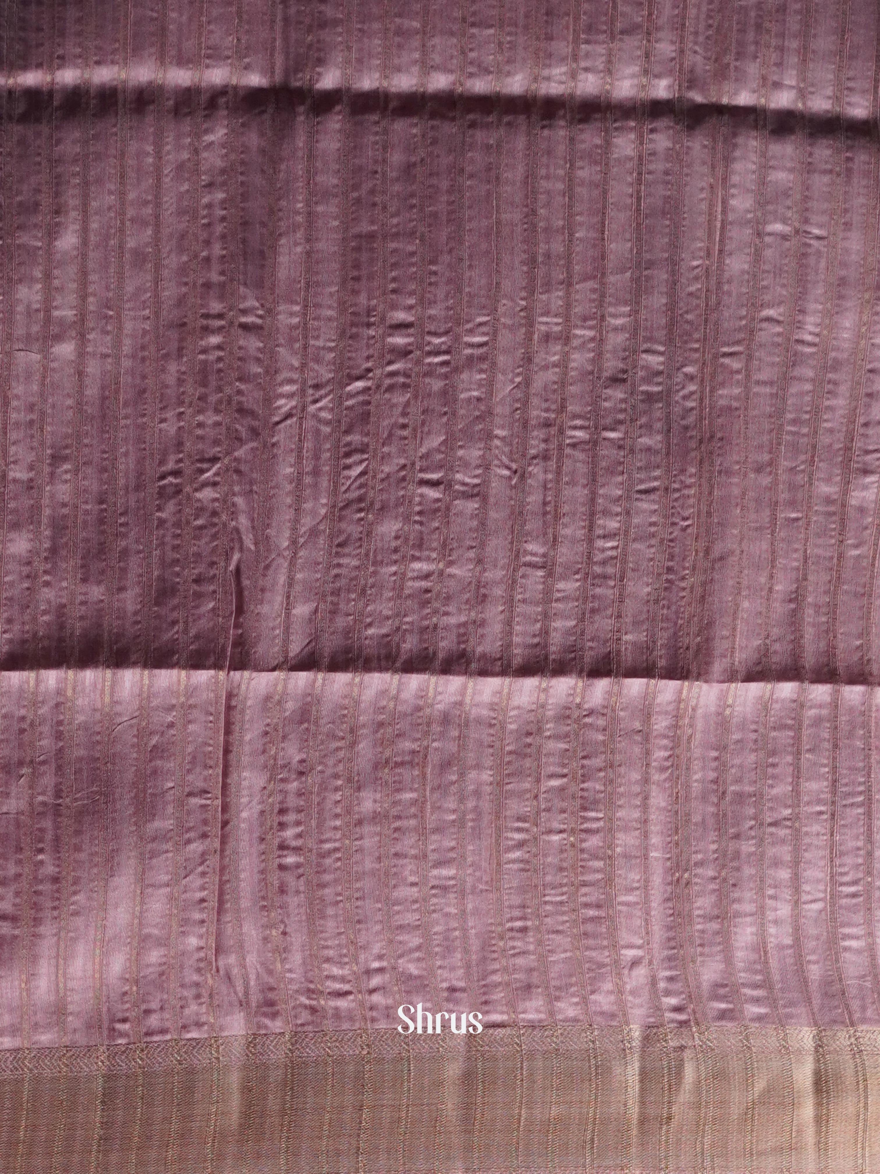 Multicolor & Peachy Pink - Moonga silk Saree - Shop on ShrusEternity.com