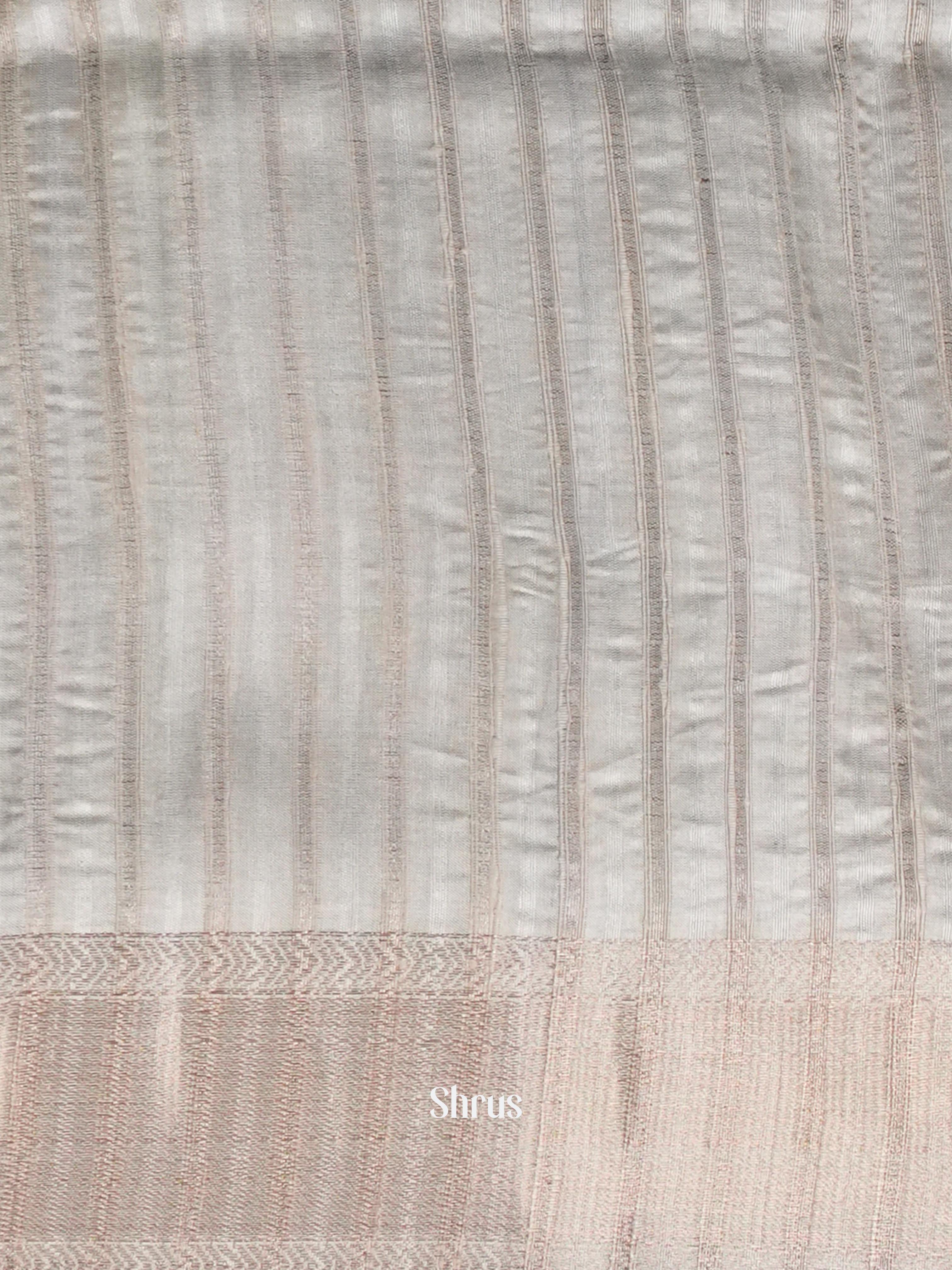 Multicolor & Light Creaam - Moonga Silk Saree - Shop on ShrusEternity.com