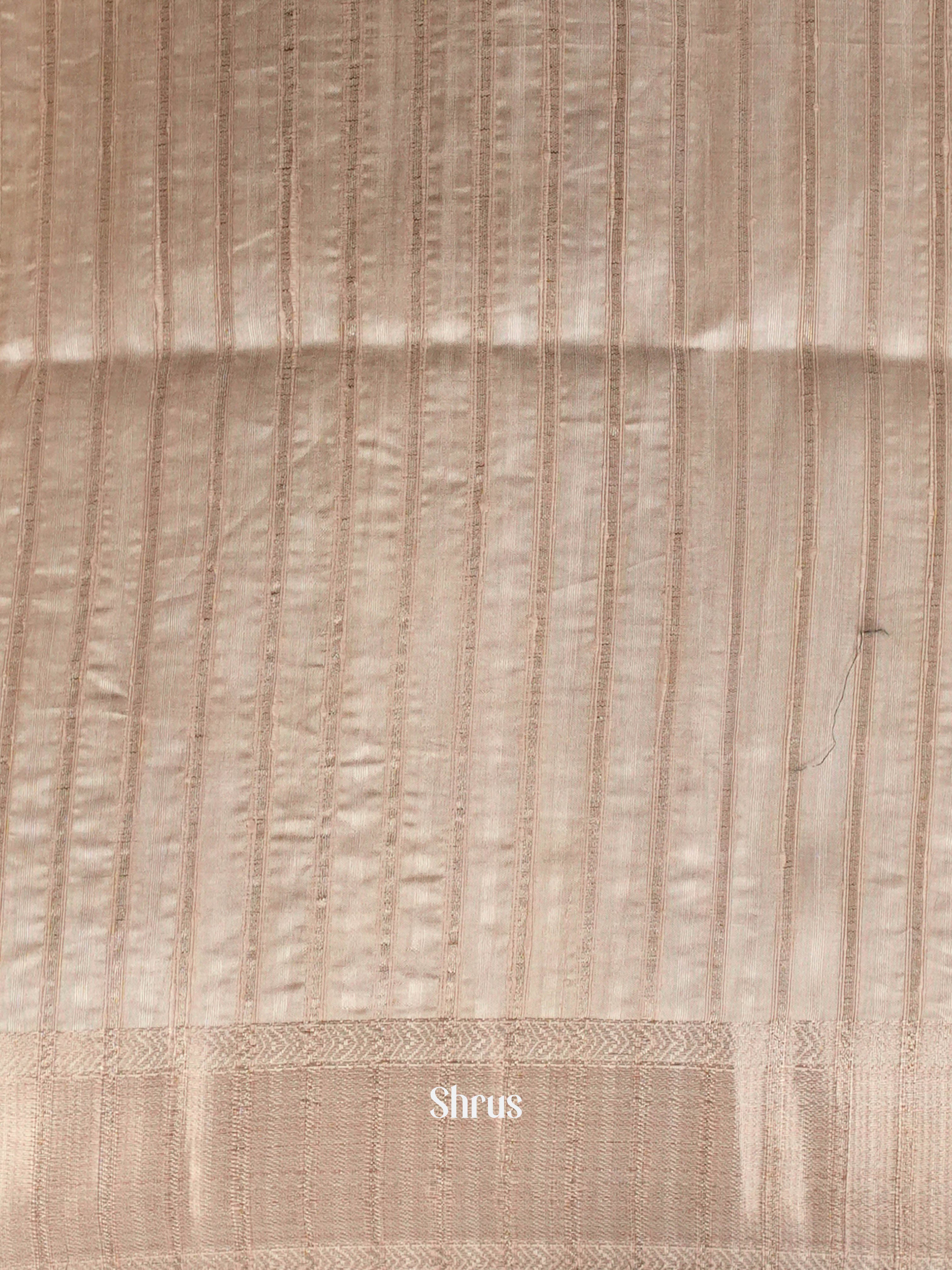 Grey and Multicolour - Moonga Silk Saree - Shop on ShrusEternity.com