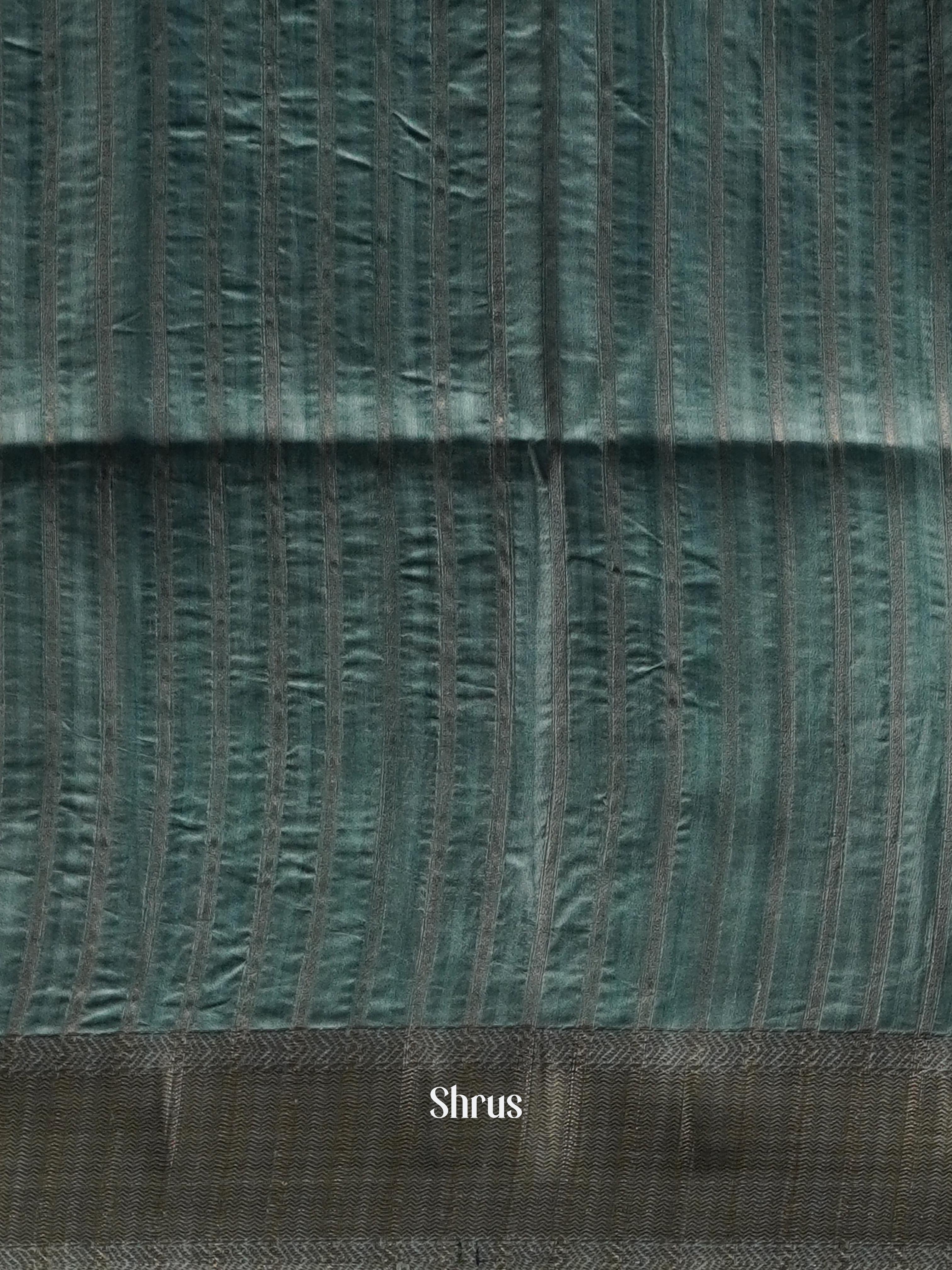 Green - Moonga silk Saree - Shop on ShrusEternity.com