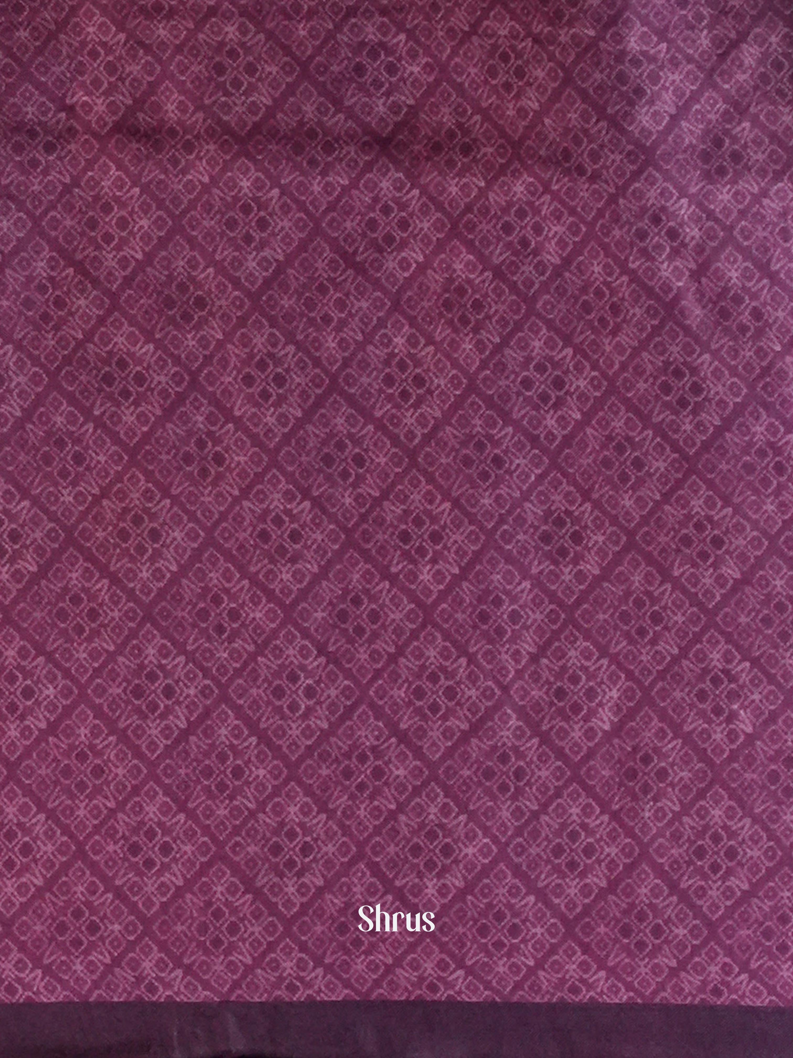 Yellow Olive Cream & Purple - Moonga Silk Saree - Shop on ShrusEternity.com