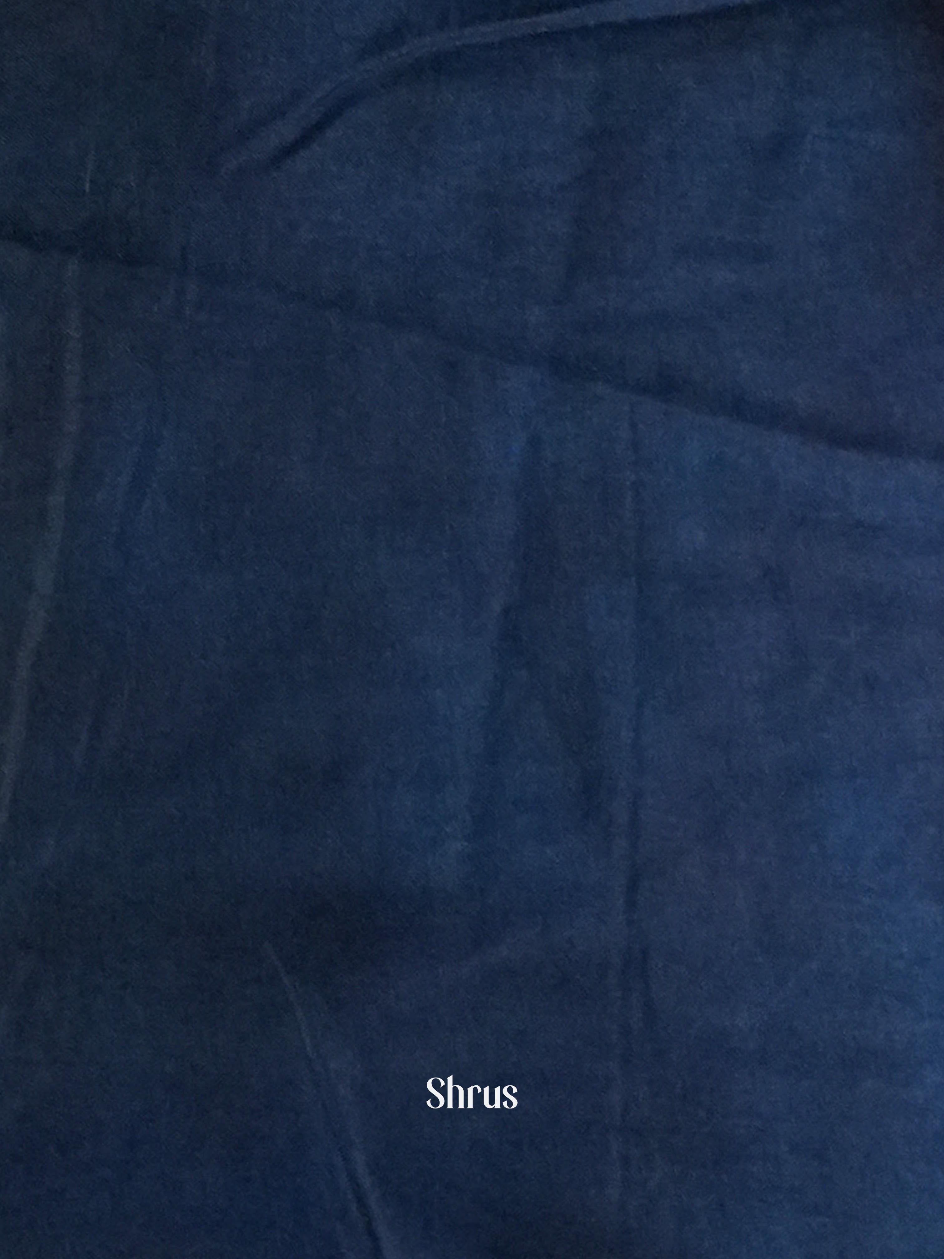 Yellow Olive Cream & Blue - Moonga Silk Saree - Shop on ShrusEternity.com