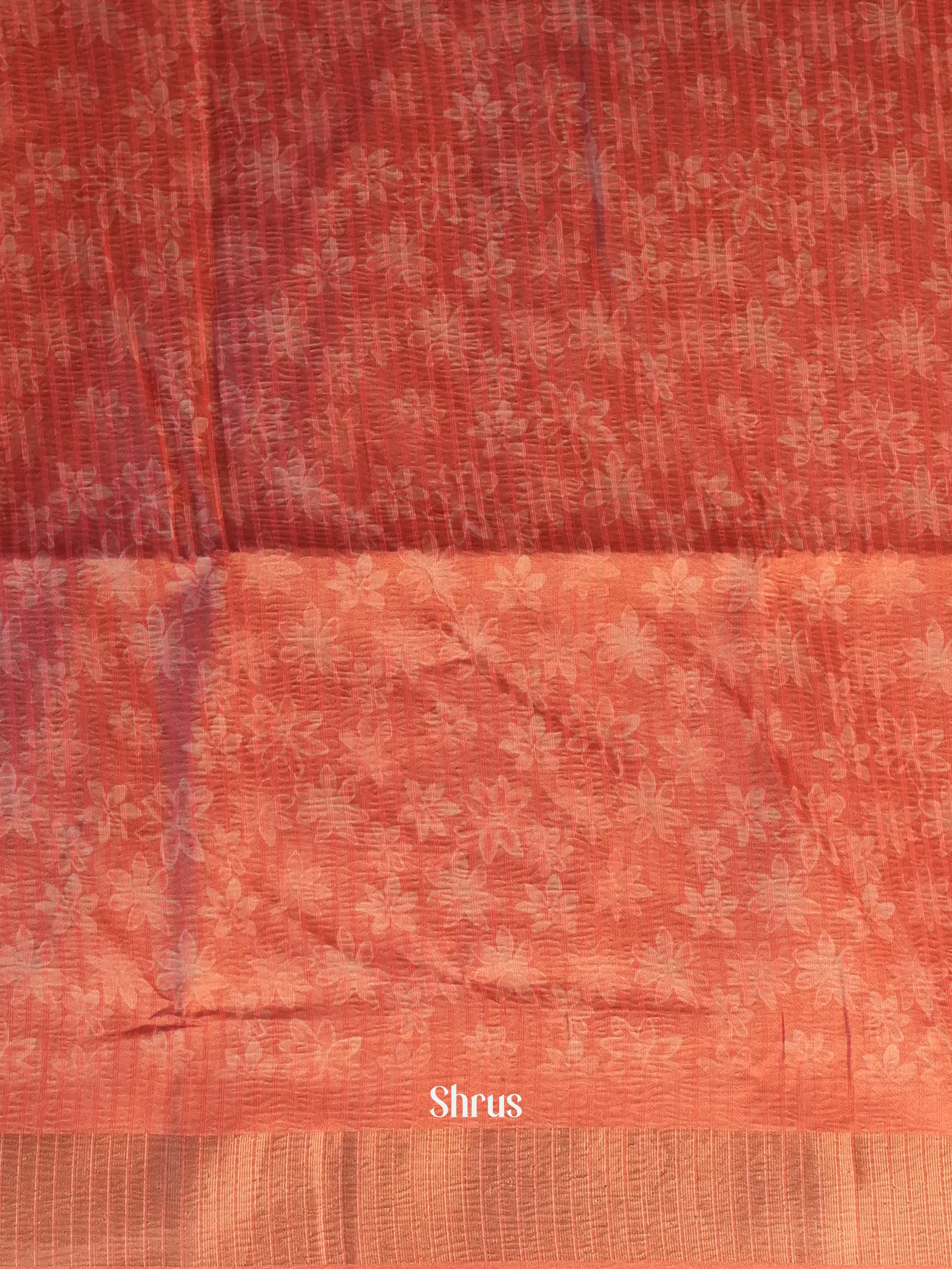 Pink - Bamboo Silk Saree - Shop on ShrusEternity.com