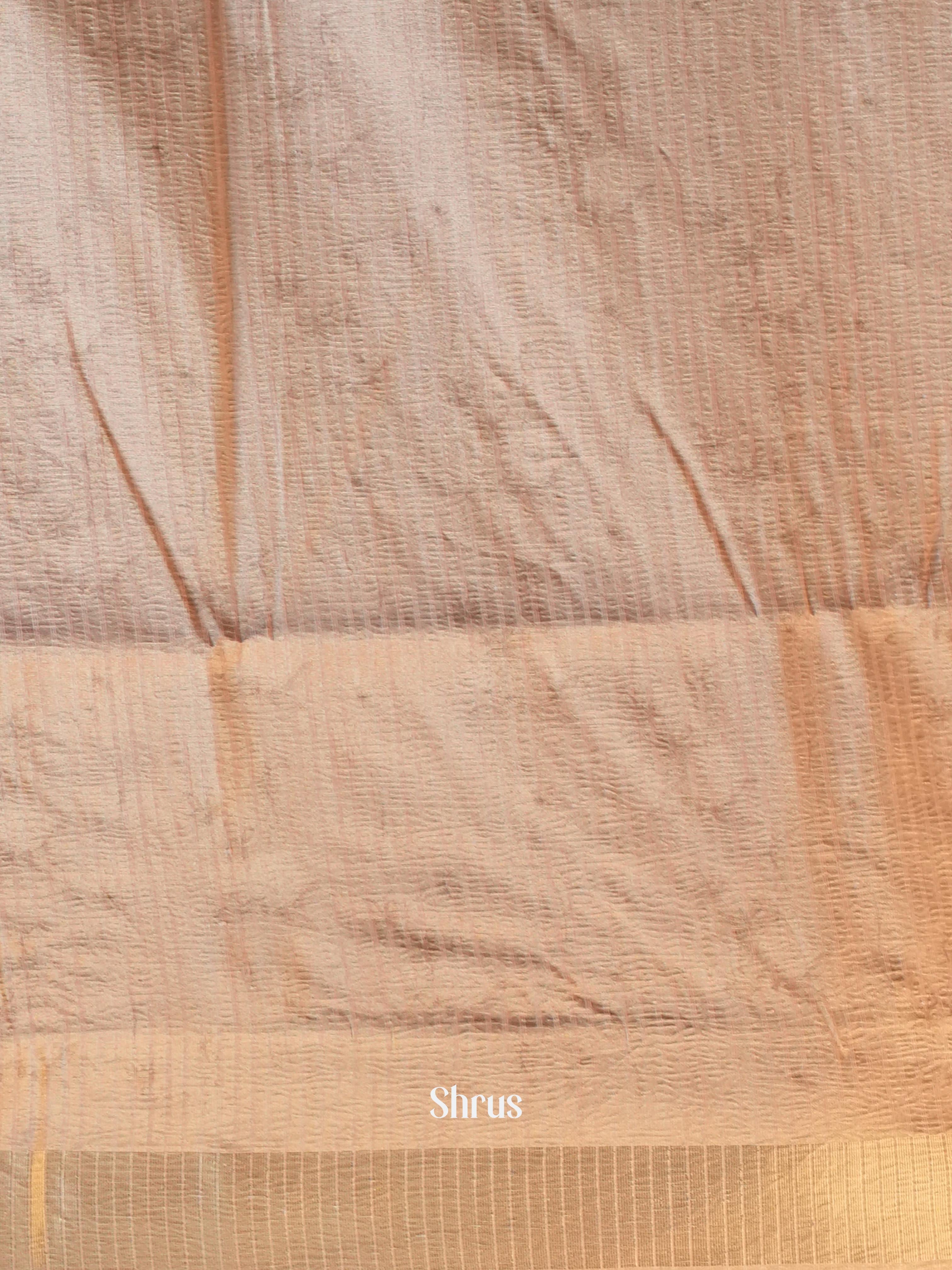 Purple & Green- Bamboo Silk Saree - Shop on ShrusEternity.com
