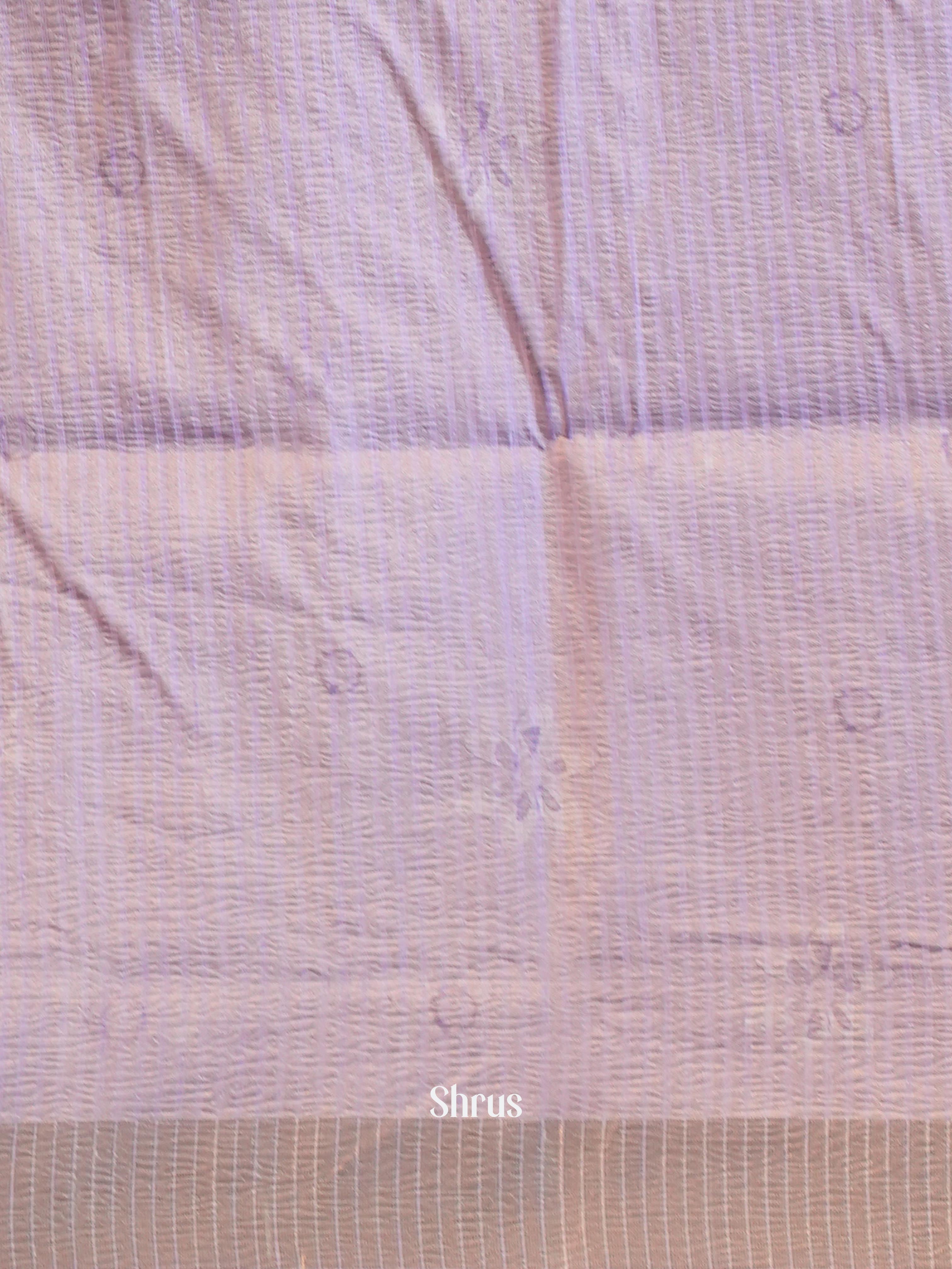 Lavender - Bamboo Silk Saree - Shop on ShrusEternity.com