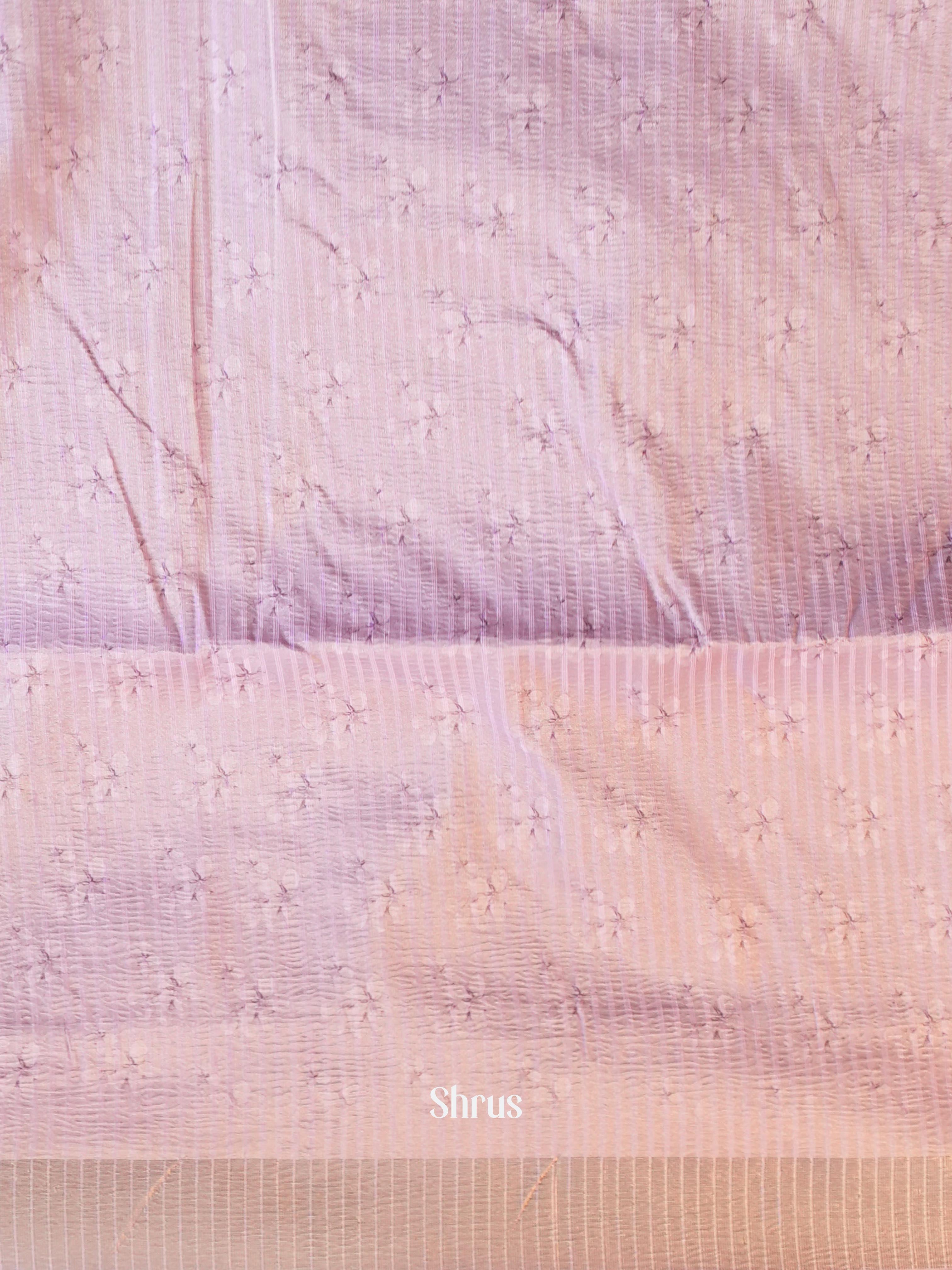 Mild Lavender - Bamboo Silk Saree - Shop on ShrusEternity.com