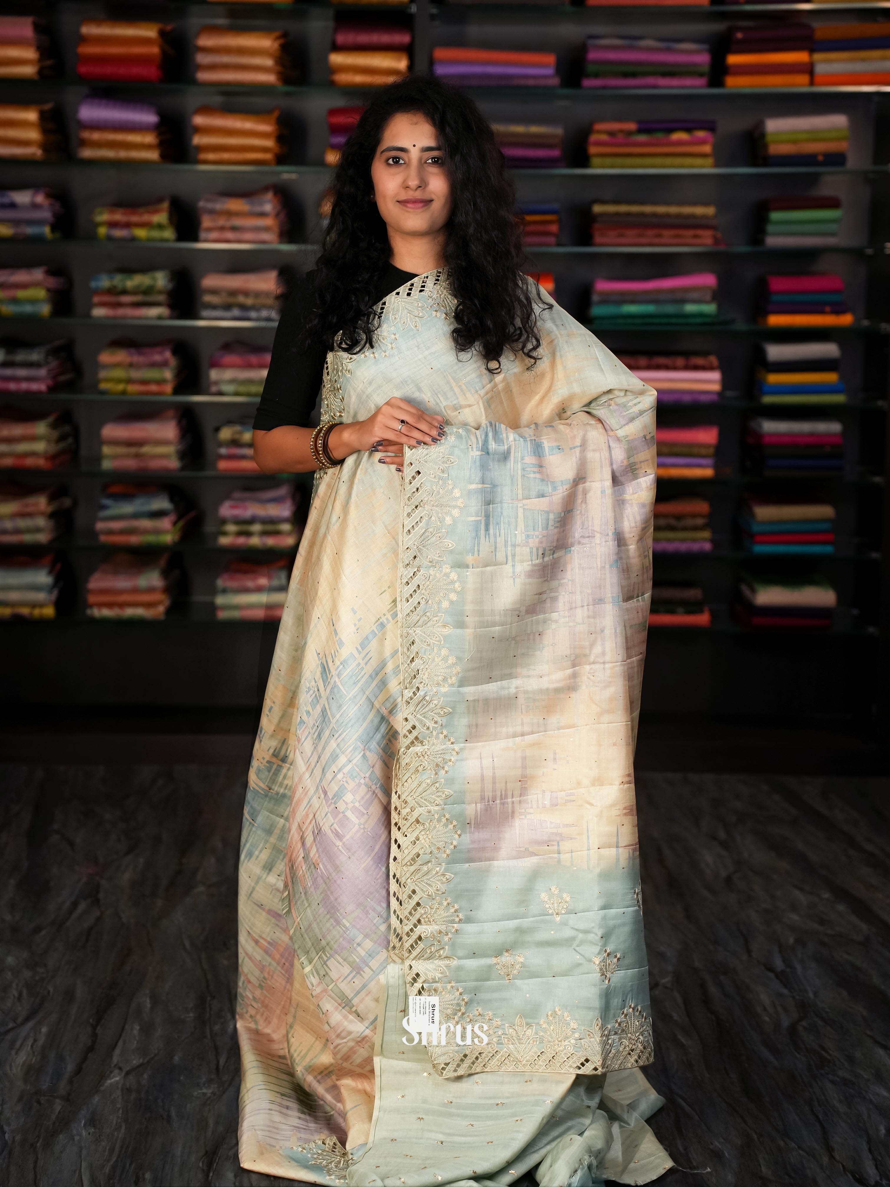 CIS04646 - Moonga Silk Saree - Shop on ShrusEternity.com