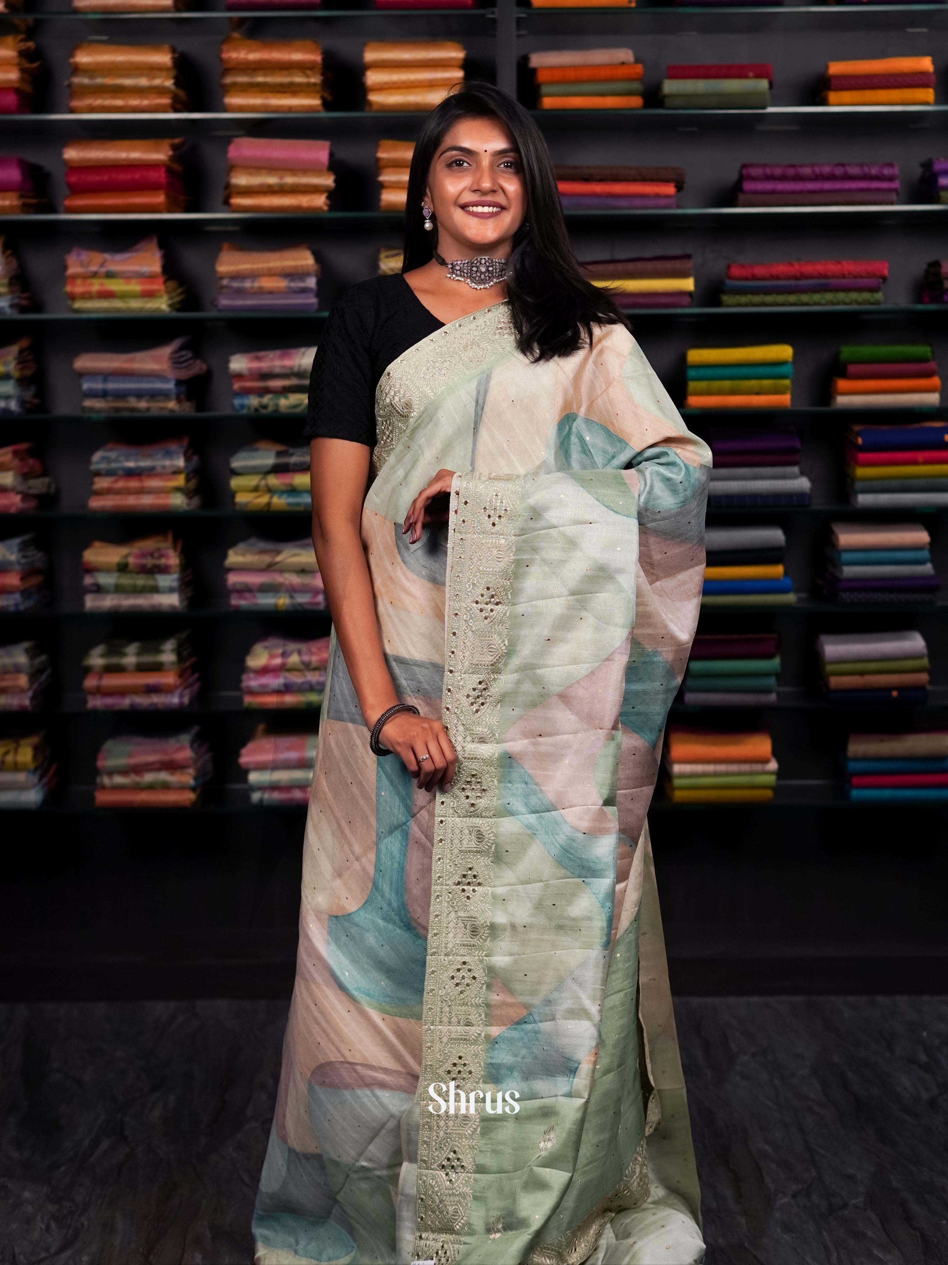 CIS04652 - Moonga silk Saree - Shop on ShrusEternity.com