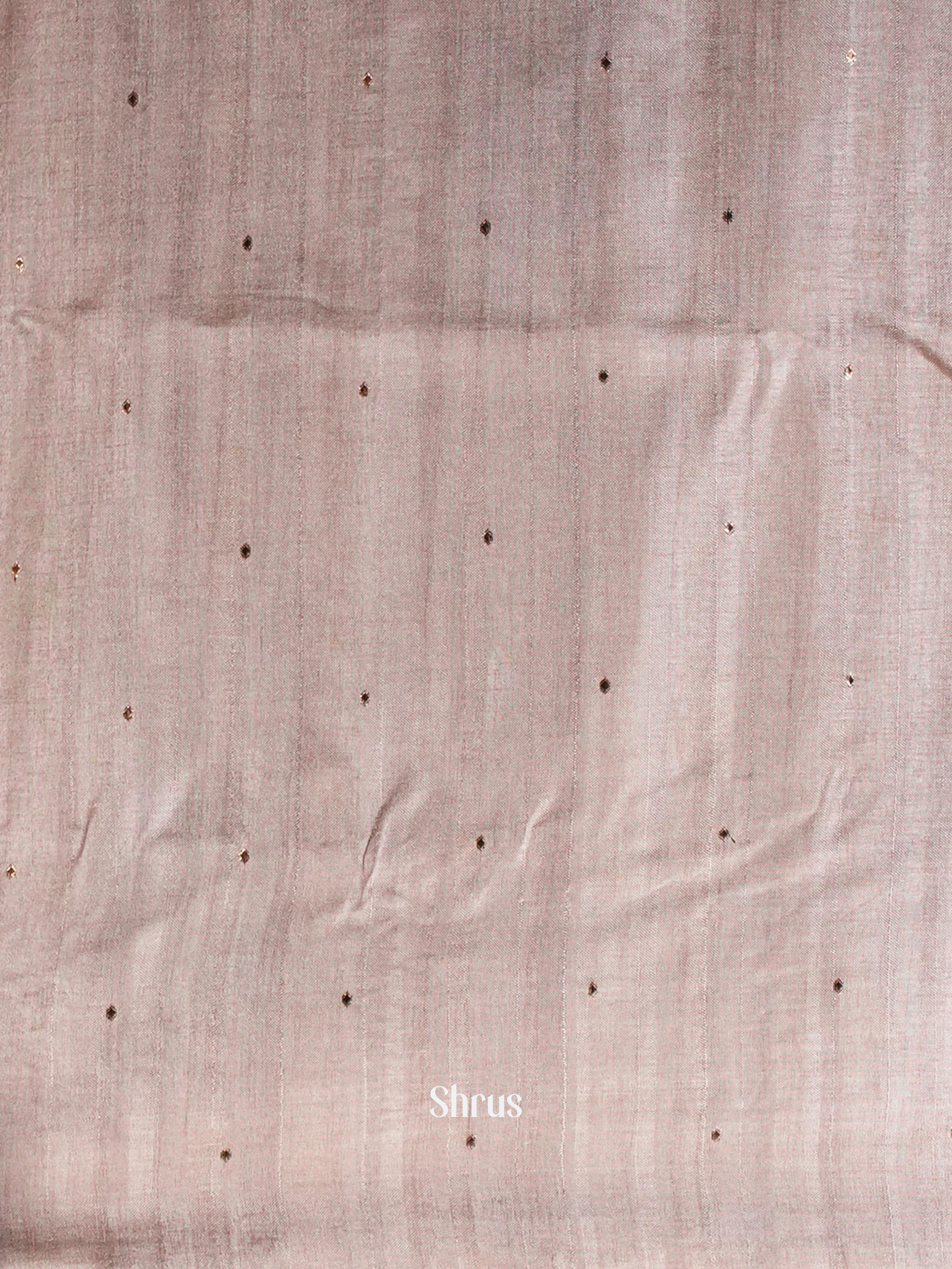 Pastel Peach - Moonga Silk Saree - Shop on ShrusEternity.com