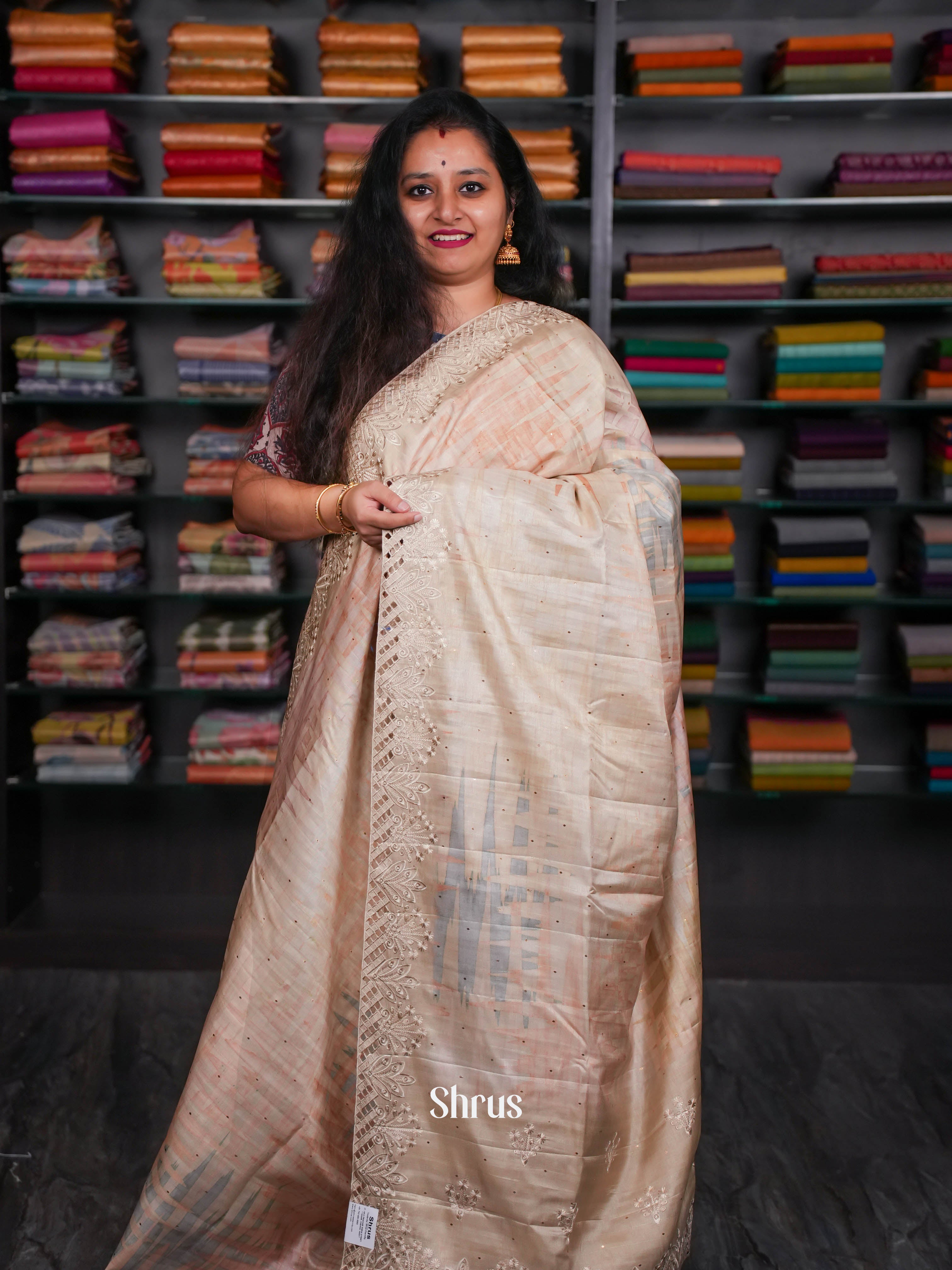 CIS04656 - Moonga Silk Saree - Shop on ShrusEternity.com