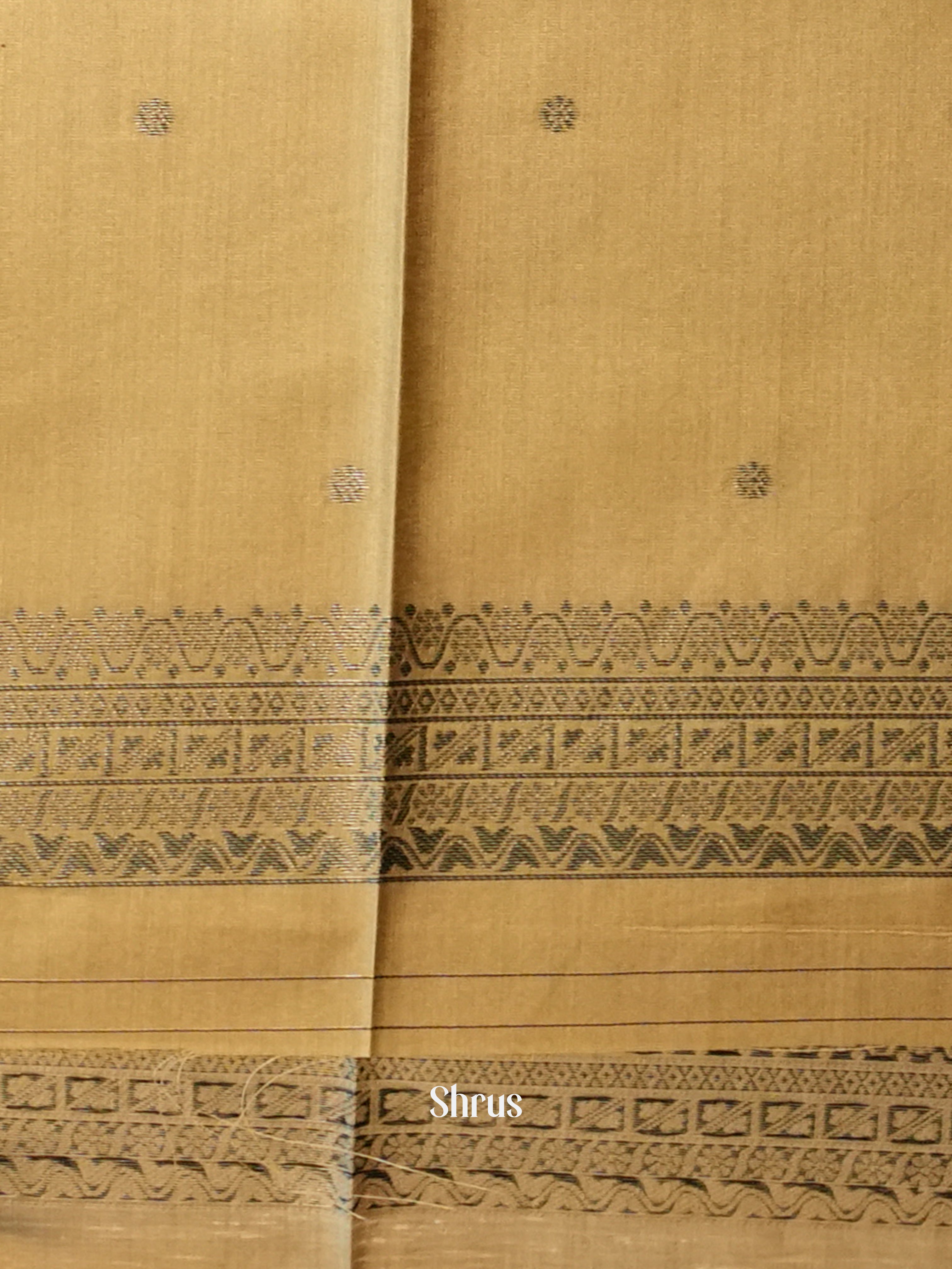 Sandal - Semi Tussar Saree - Shop on ShrusEternity.com