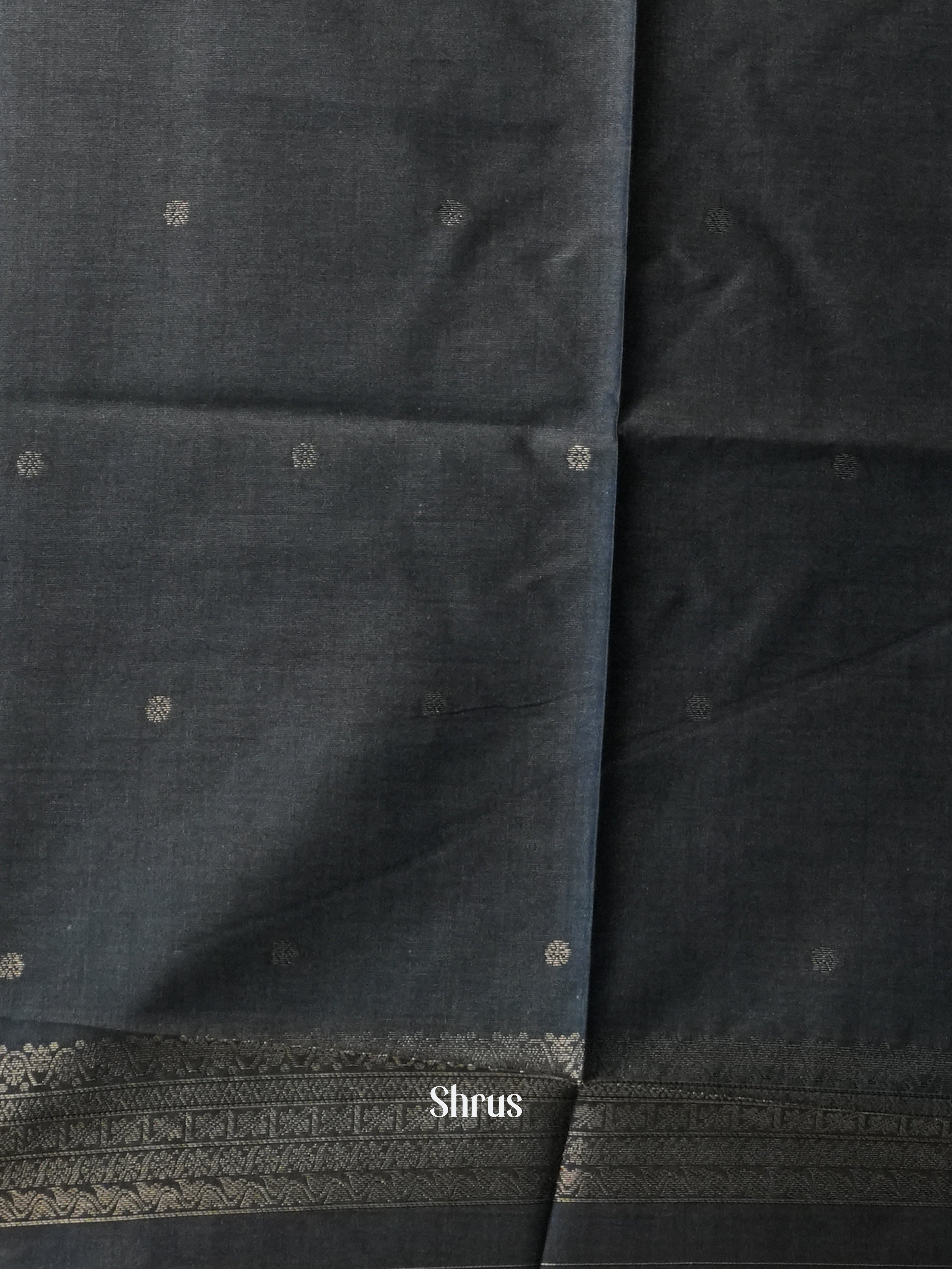 Brown & Blue- Semi Tussar Saree - Shop on ShrusEternity.com