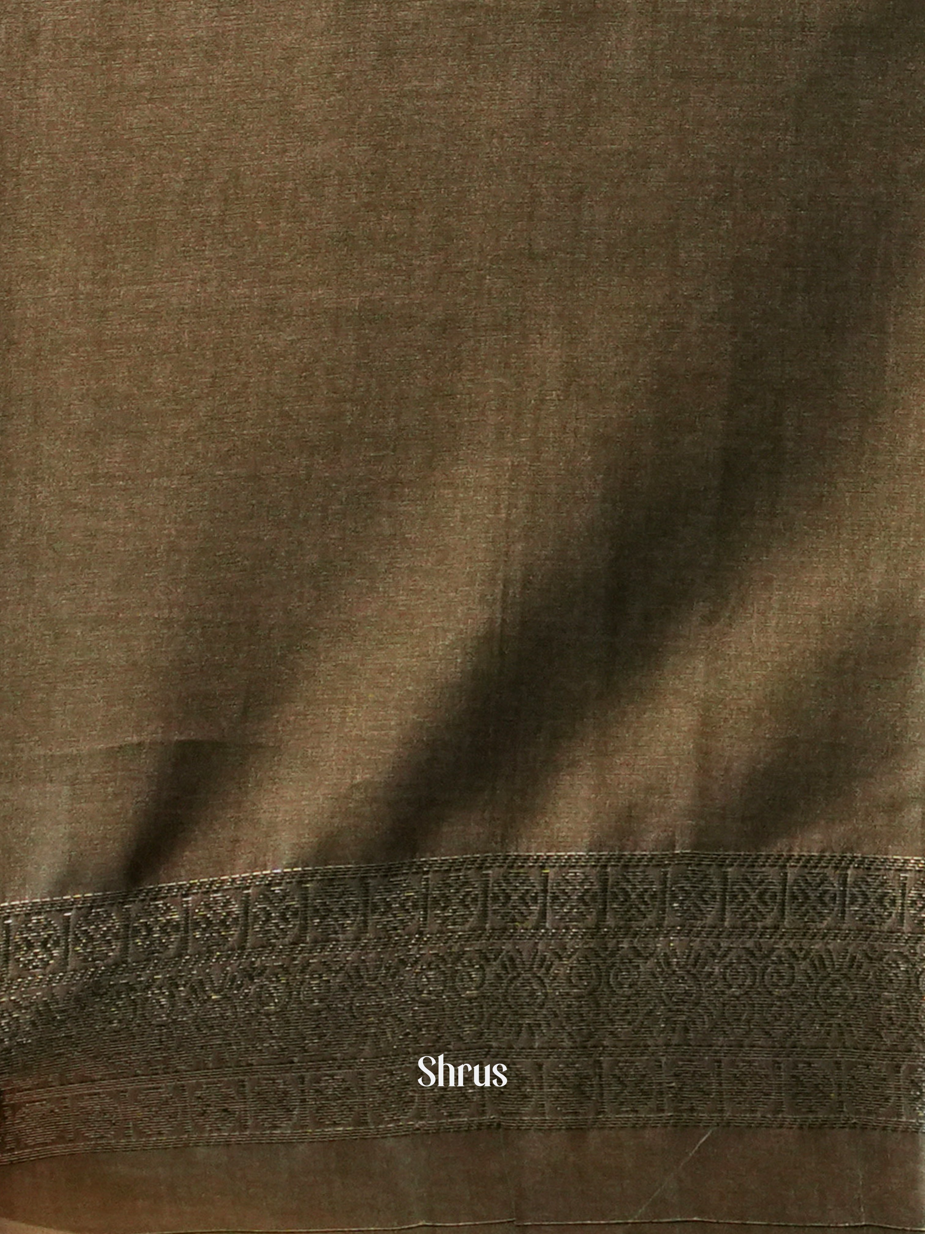 Grey - Semi Tussar Saree - Shop on ShrusEternity.com