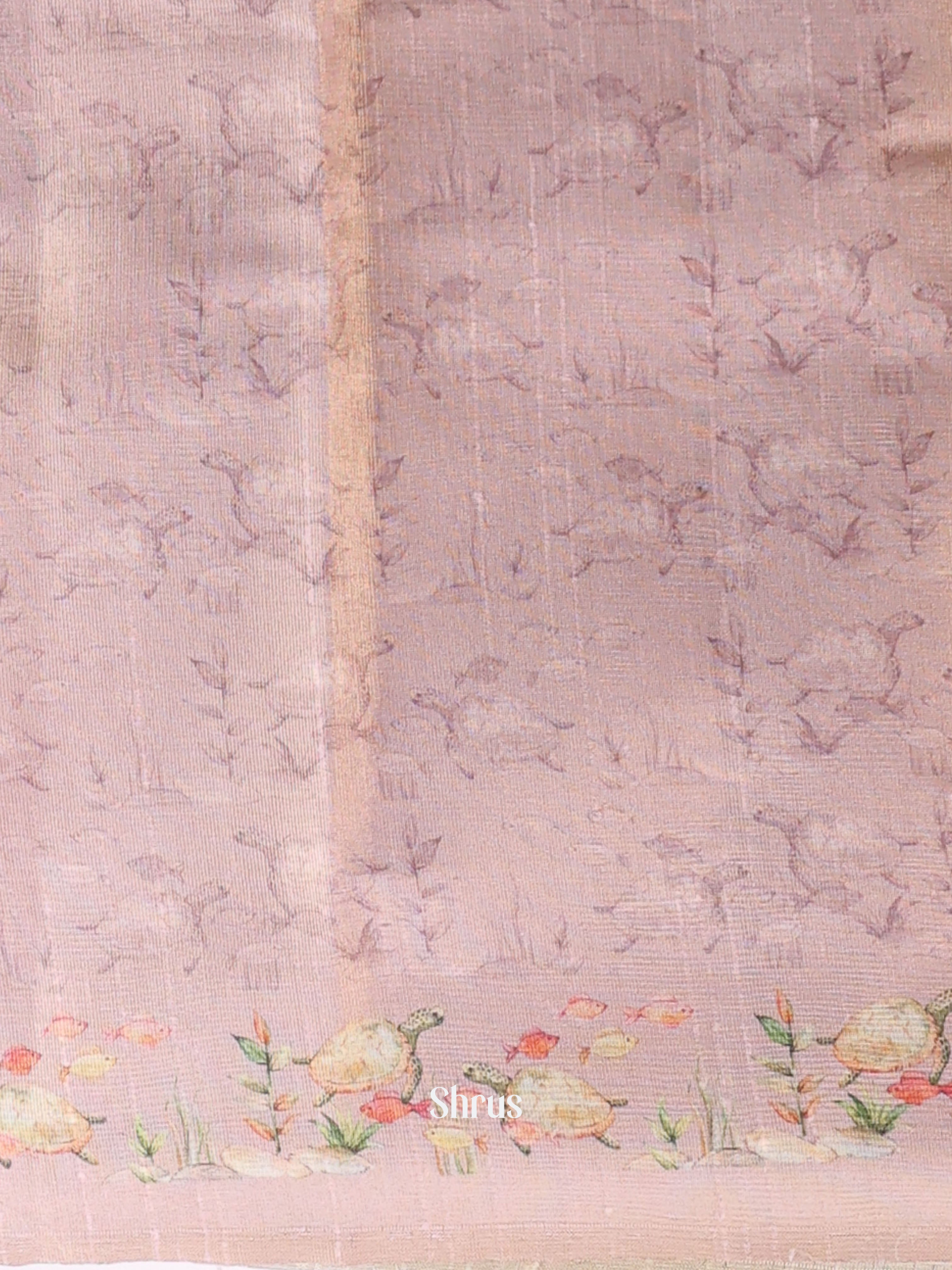 Purple - Semi Tussar Saree - Shop on ShrusEternity.com