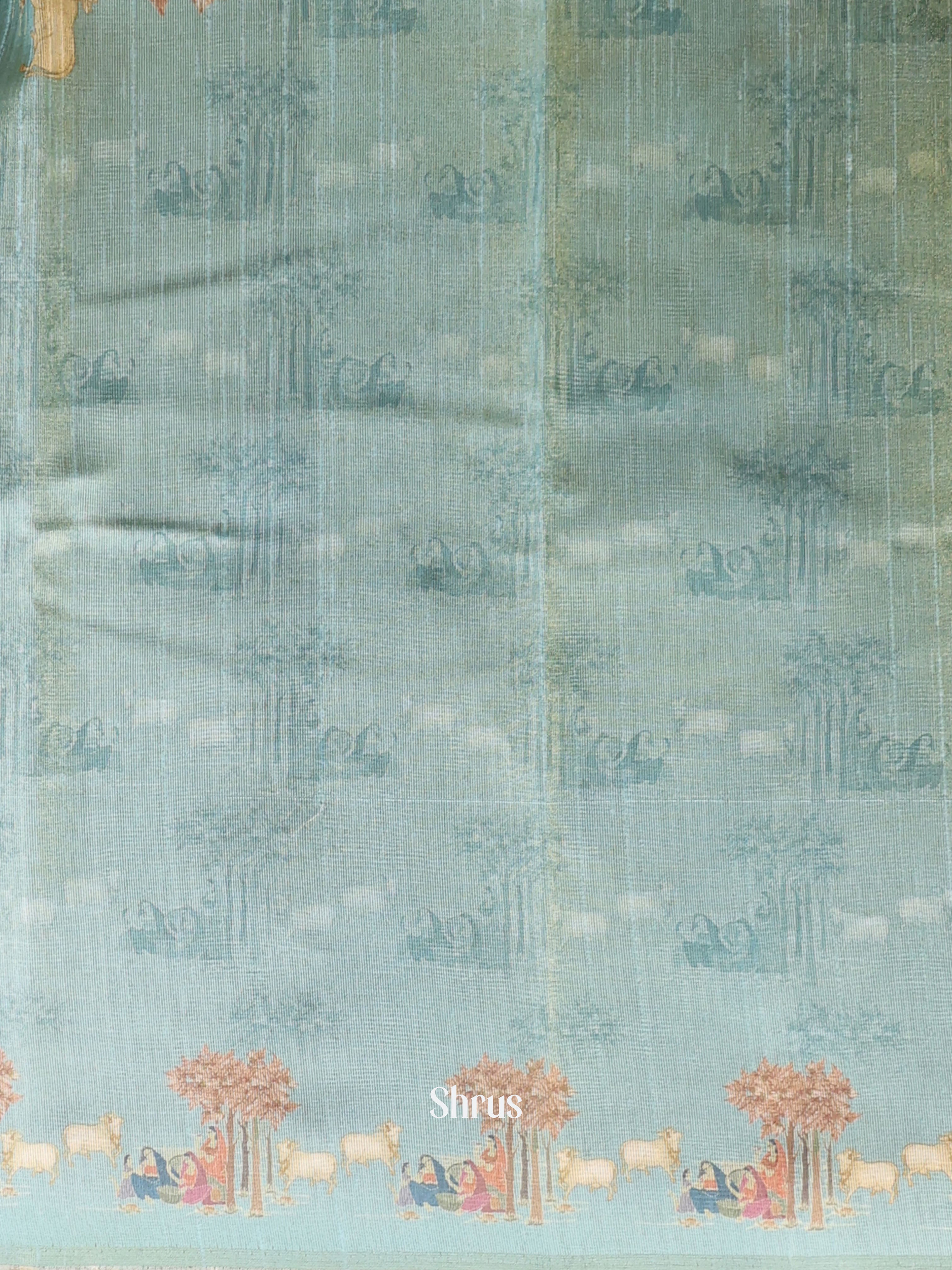 CIS04694 - Semi Tussar Saree - Shop on ShrusEternity.com