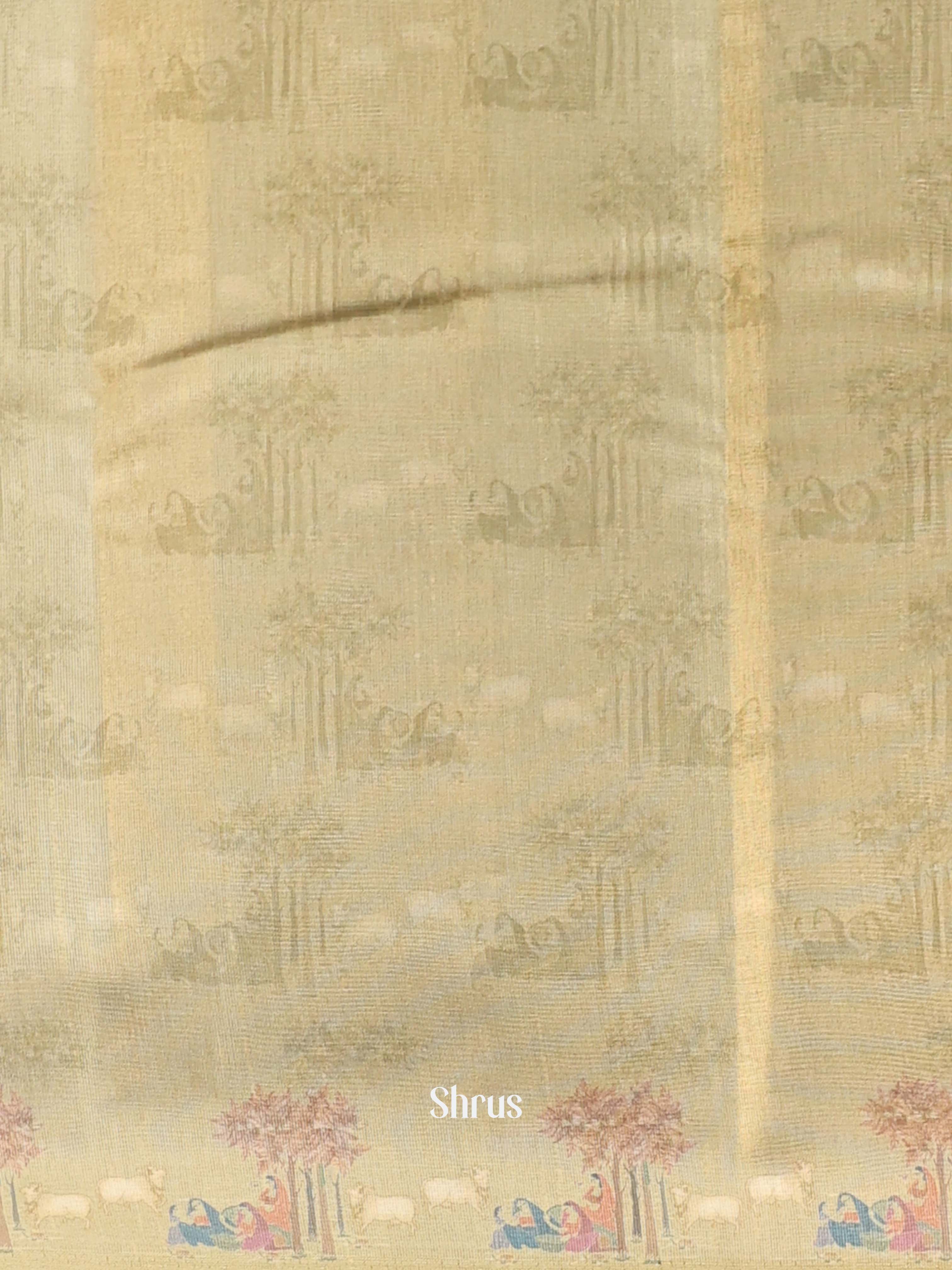 Elachi - Semi Tussar Saree - Shop on ShrusEternity.com
