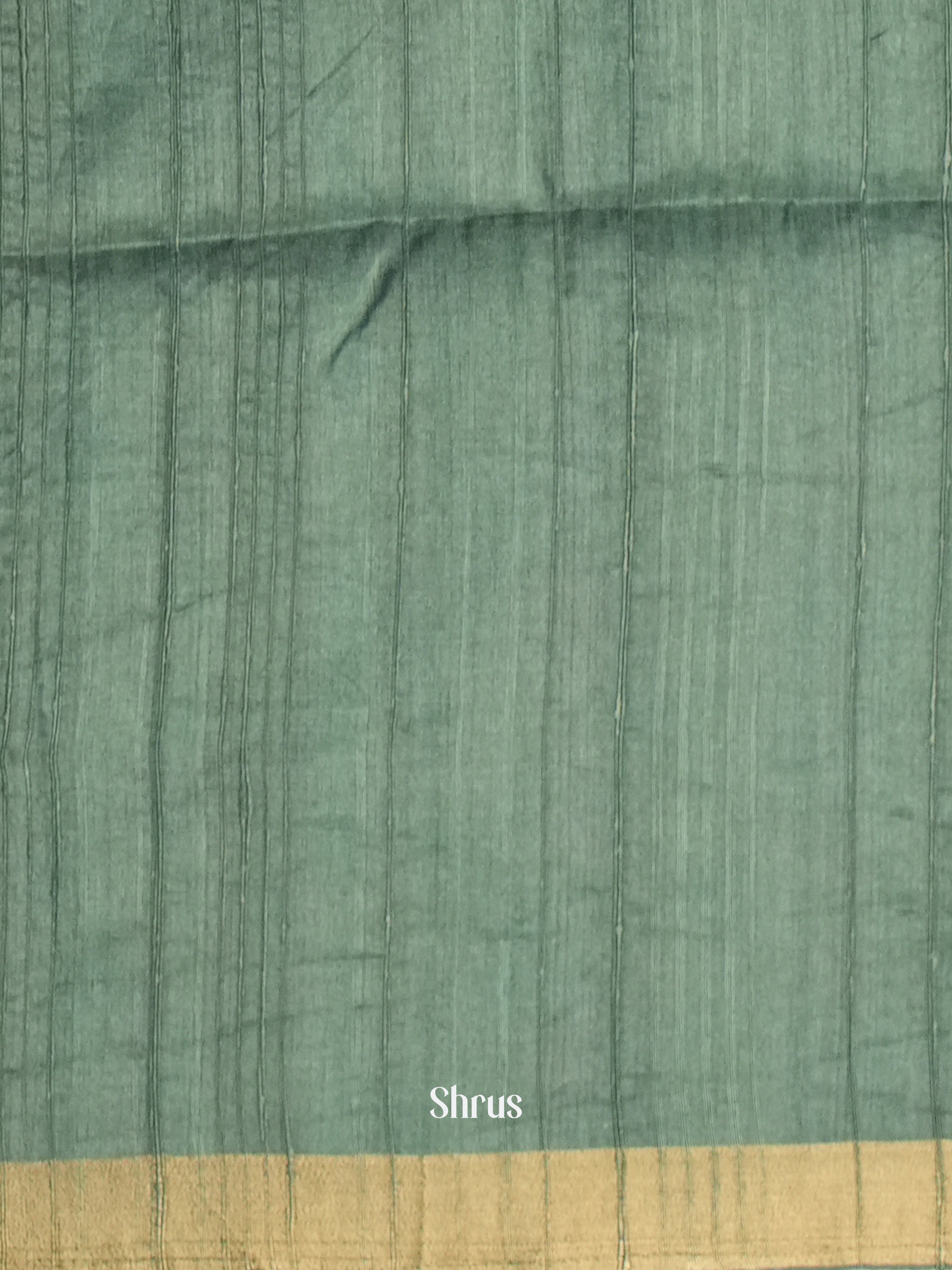 Grey - Matka Cotton Saree - Shop on ShrusEternity.com