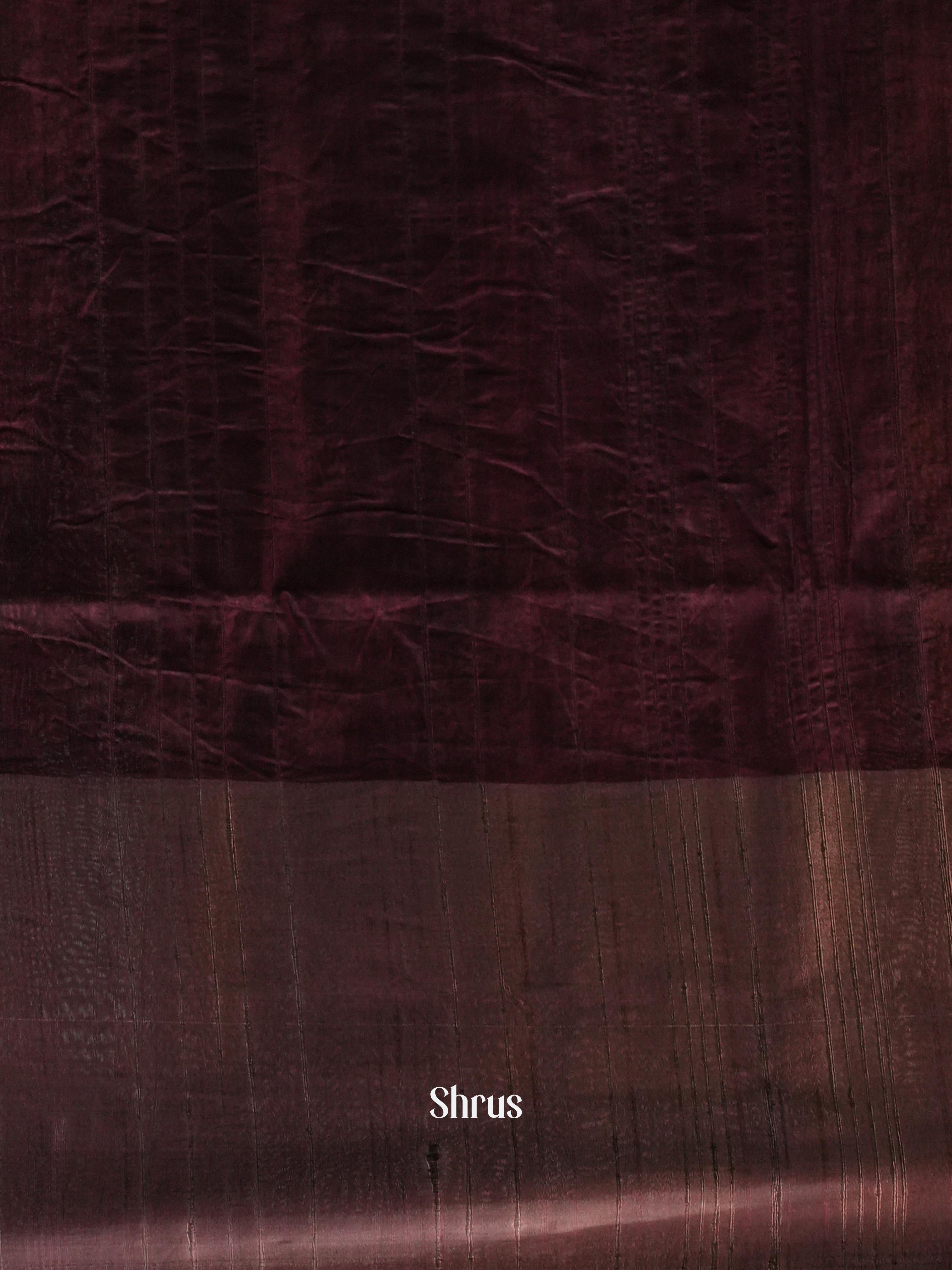 Coffee Brown - Matka Cotton Saree - Shop on ShrusEternity.com