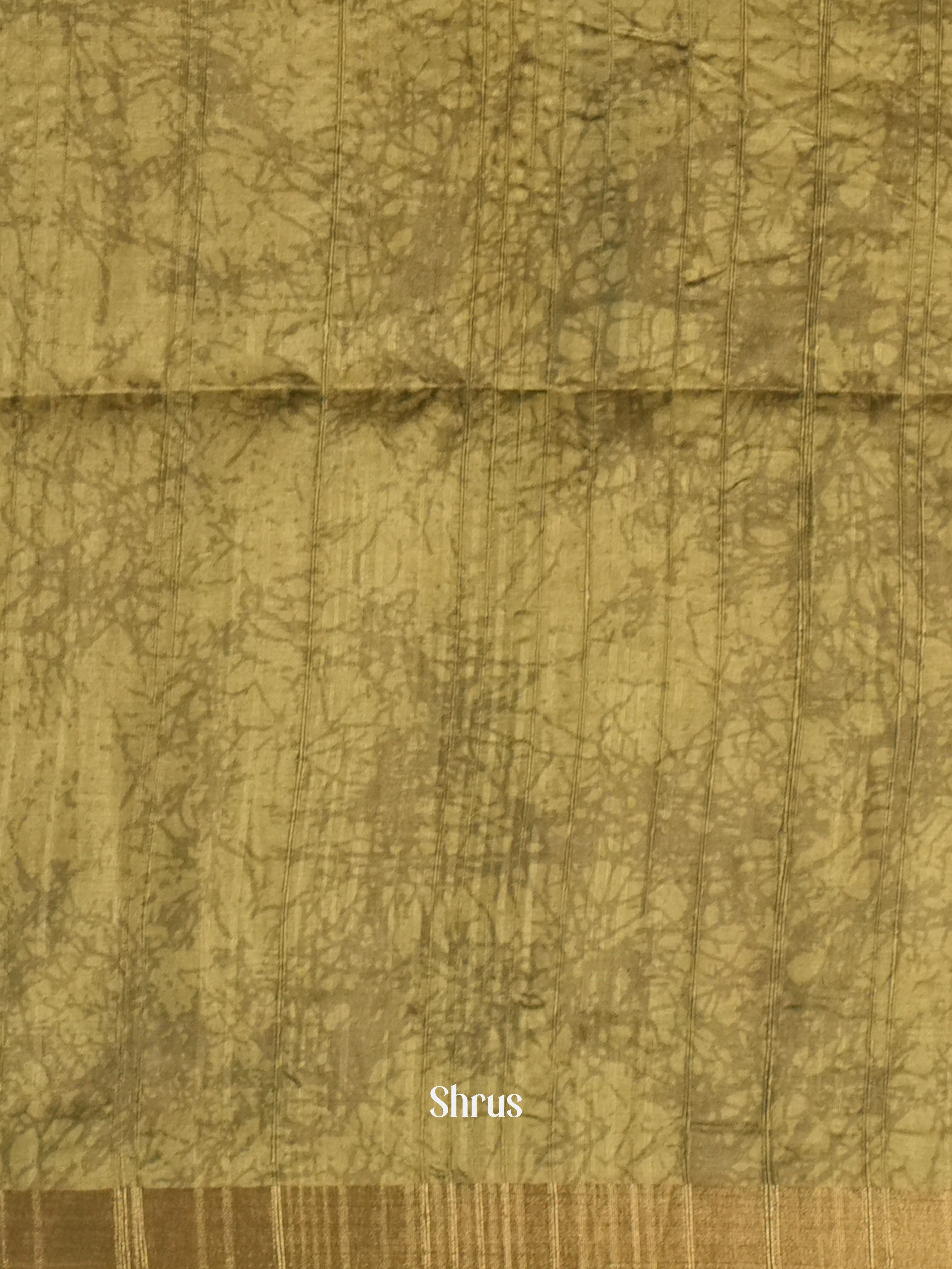 Green - Matka Cotton Saree - Shop on ShrusEternity.com