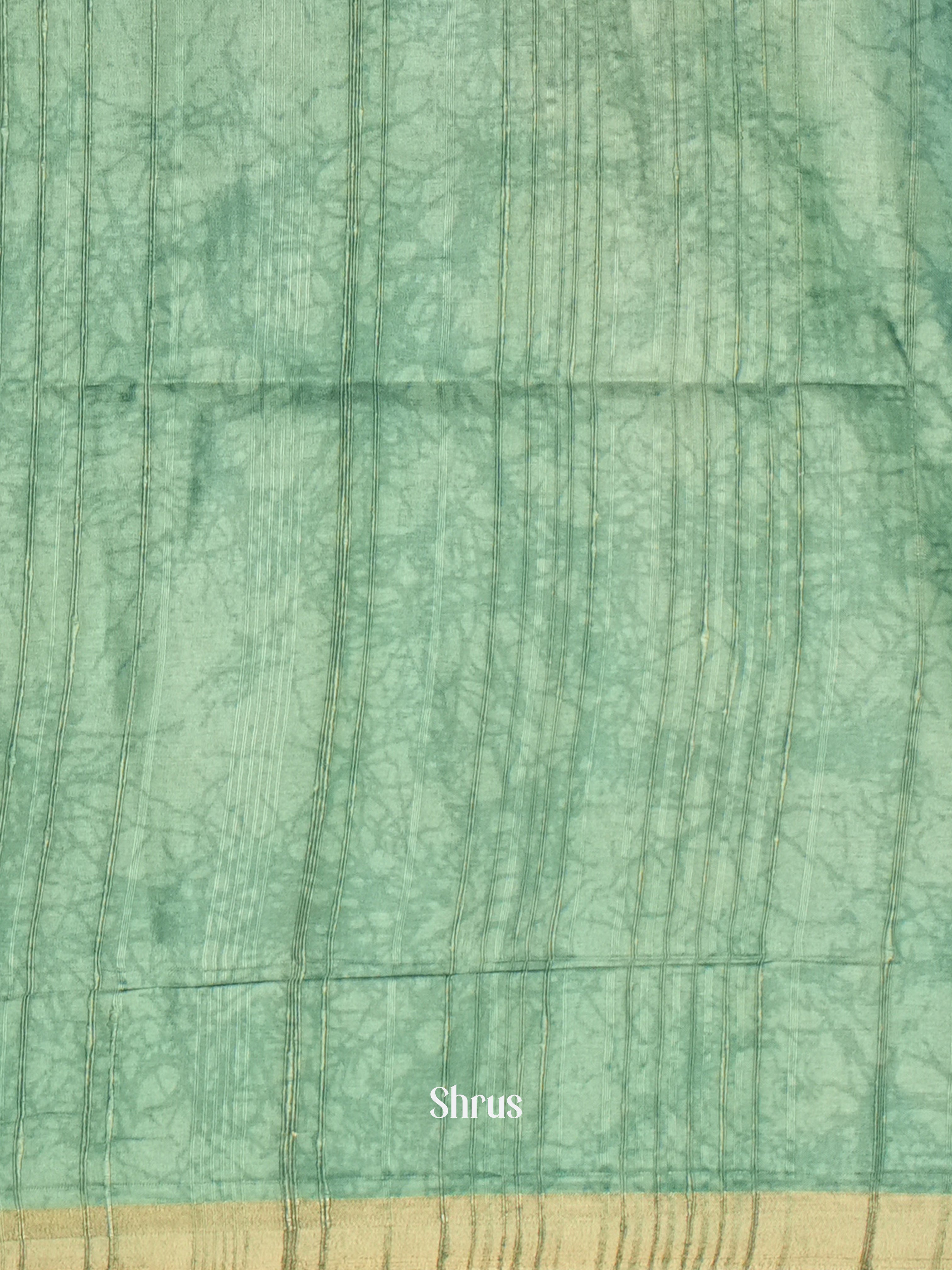 Green - Matka Cotton Saree - Shop on ShrusEternity.com