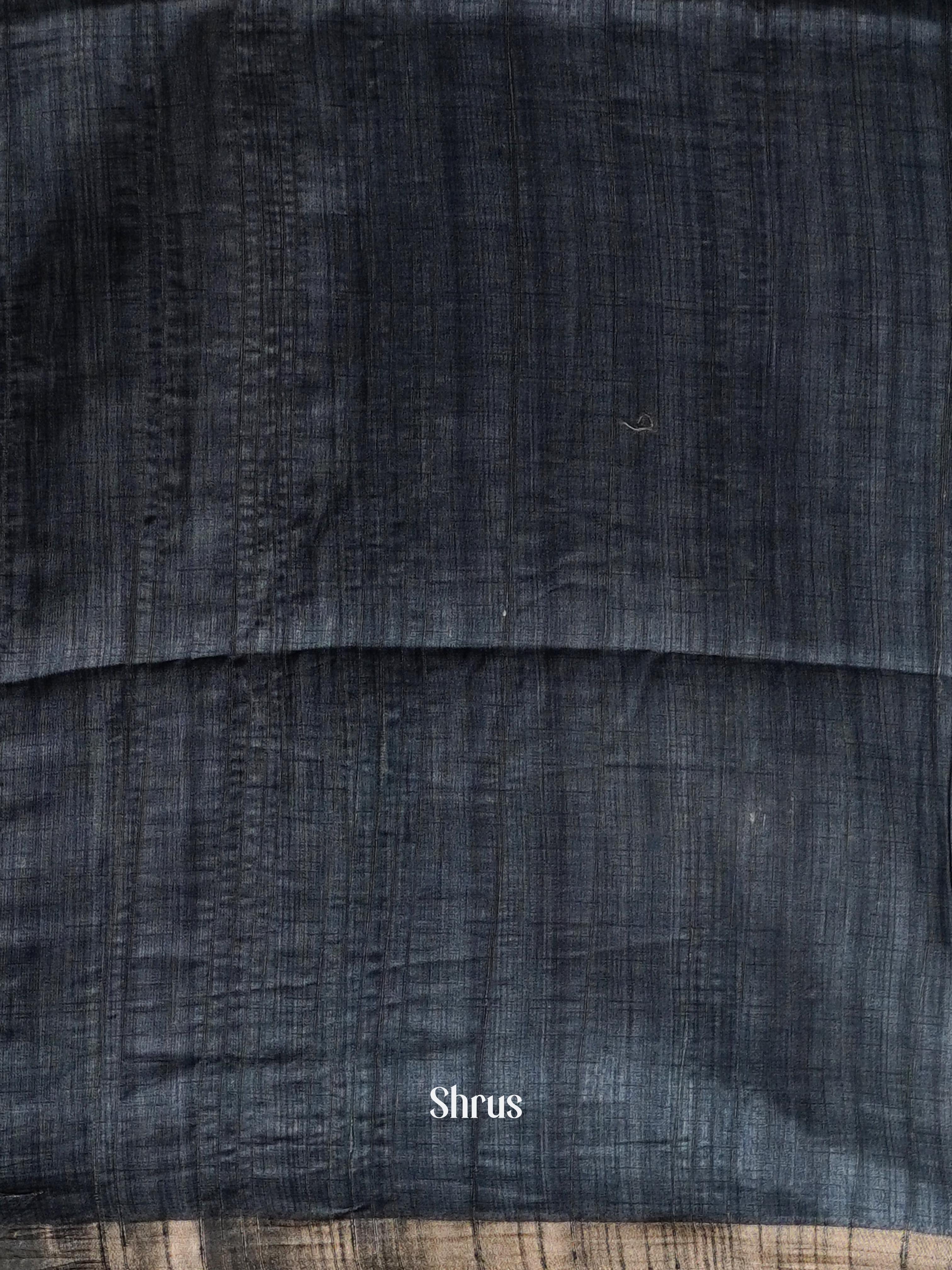 Grey & Deep Purple - matka Cotton Saree - Shop on ShrusEternity.com