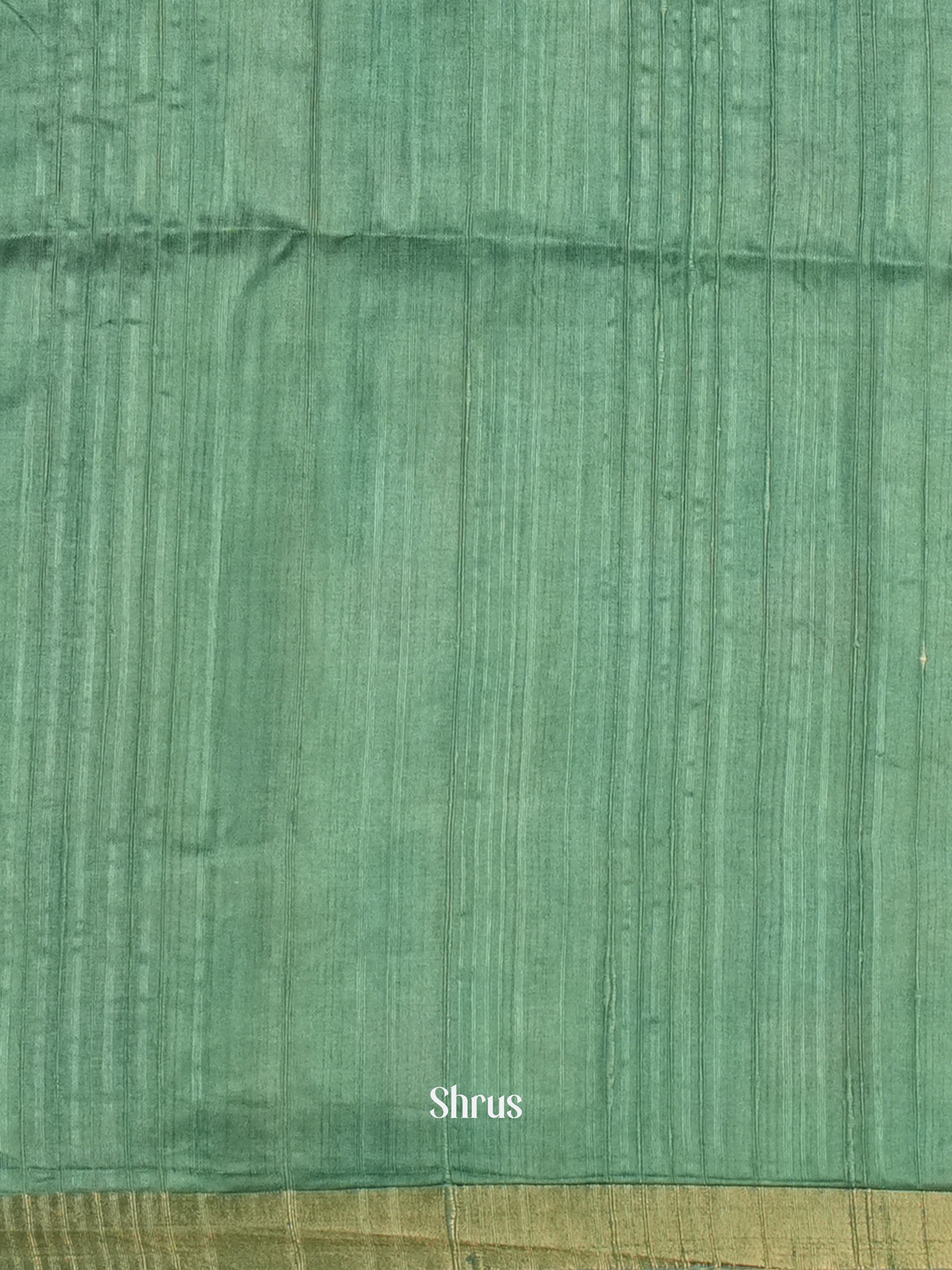 Green - Matka Cotton Saree - Shop on ShrusEternity.com