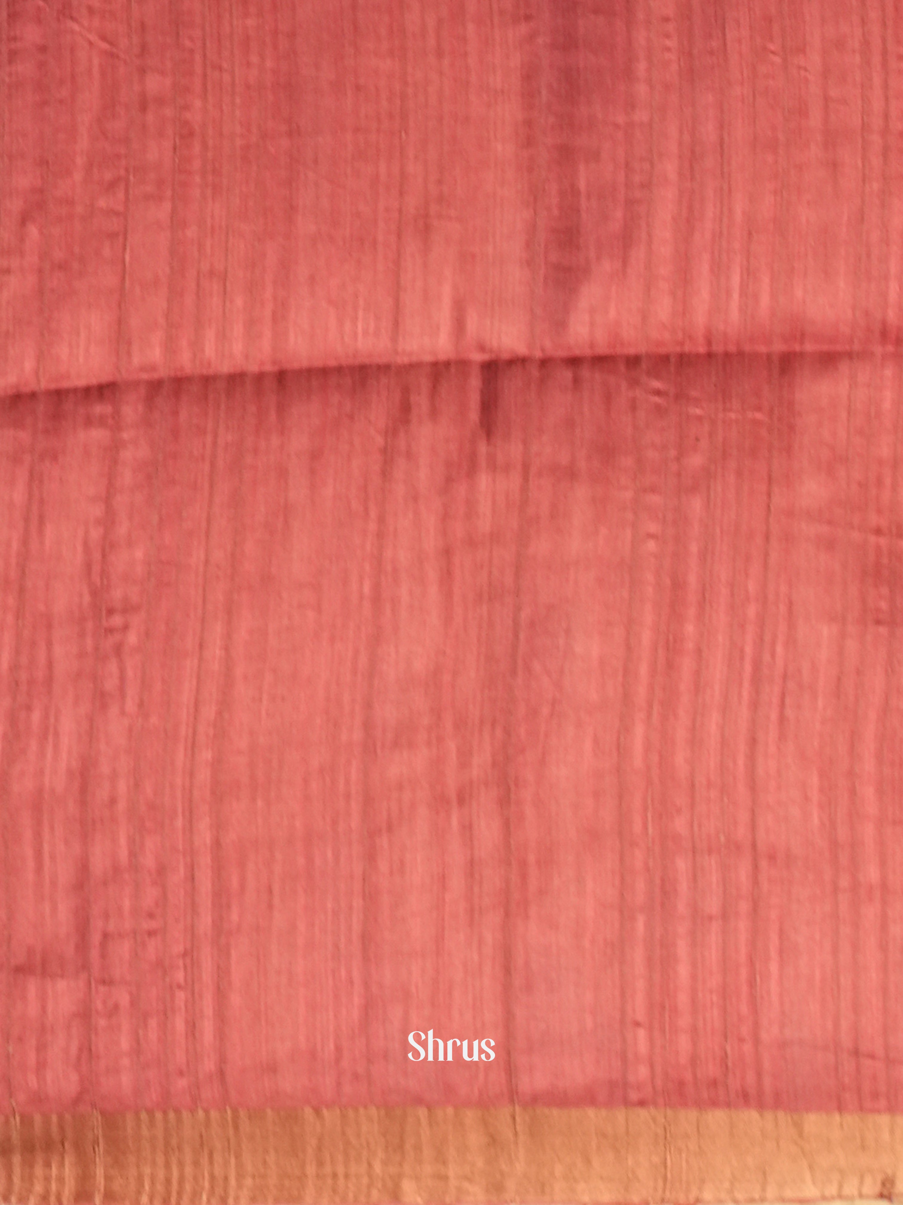 Multicolor & Maroon- Matka Cotton Saree - Shop on ShrusEternity.com