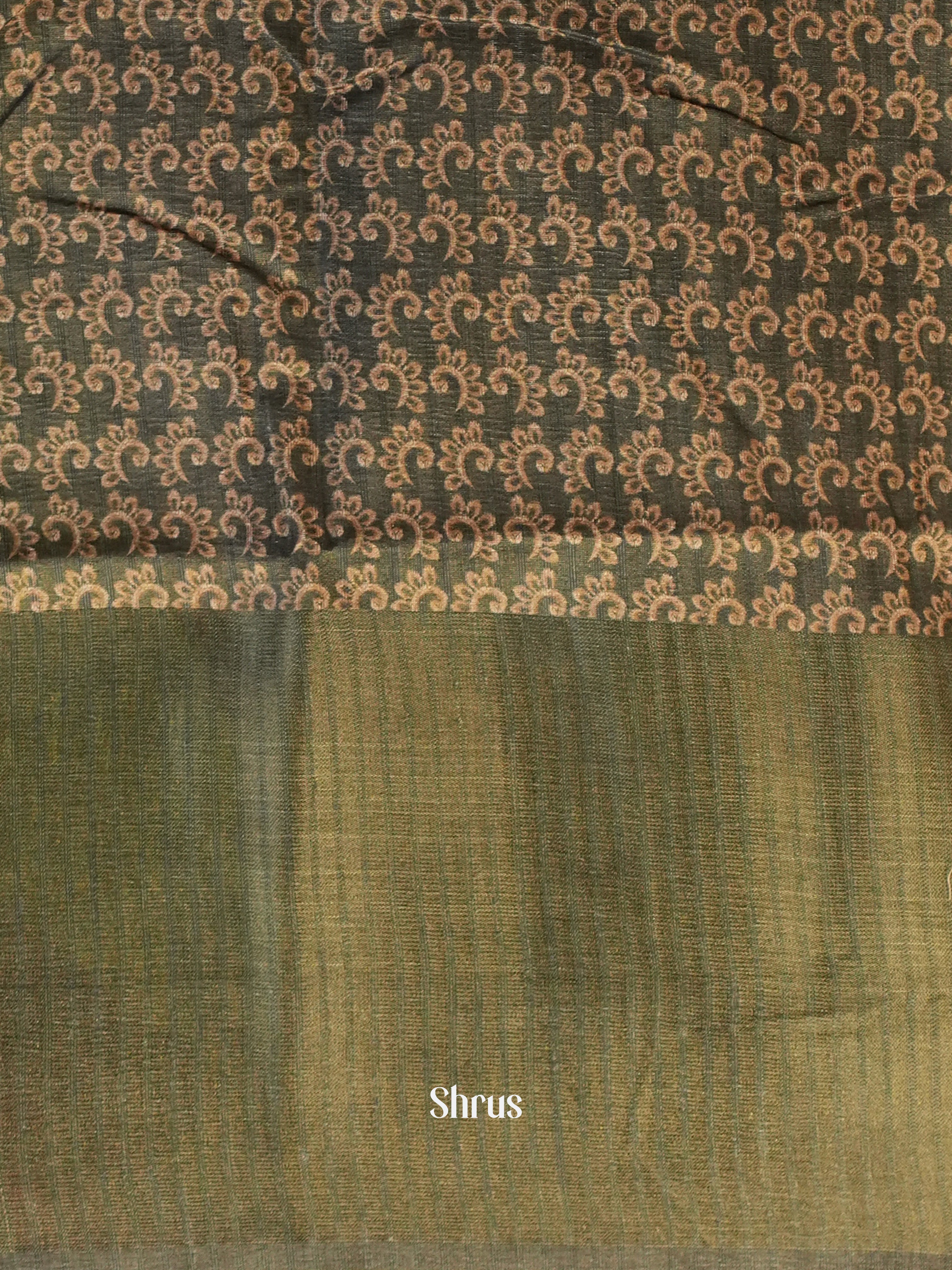 Green - Matka Cotton Saree - Shop on ShrusEternity.com