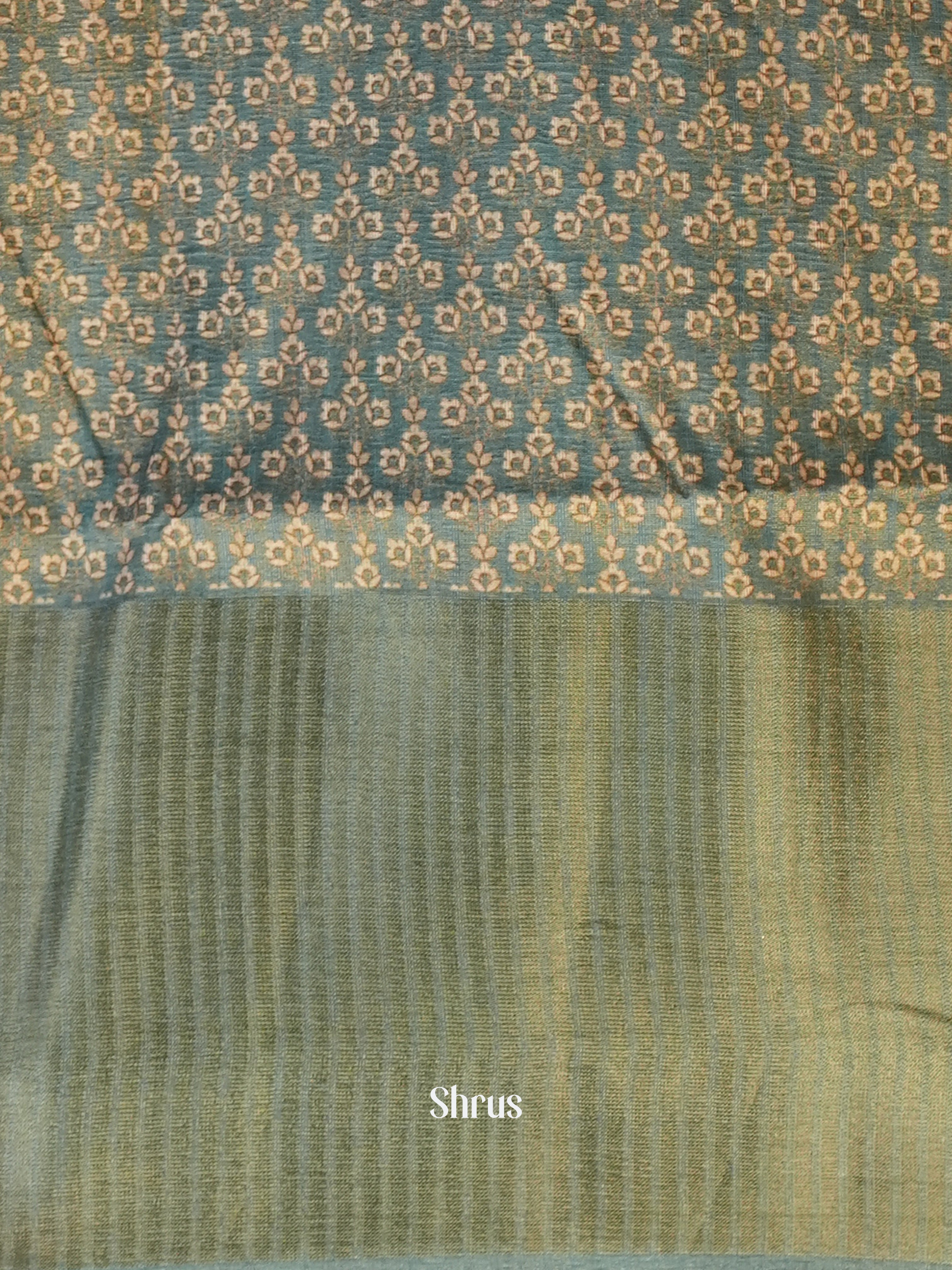 Grey - Matka Cotton Saree - Shop on ShrusEternity.com