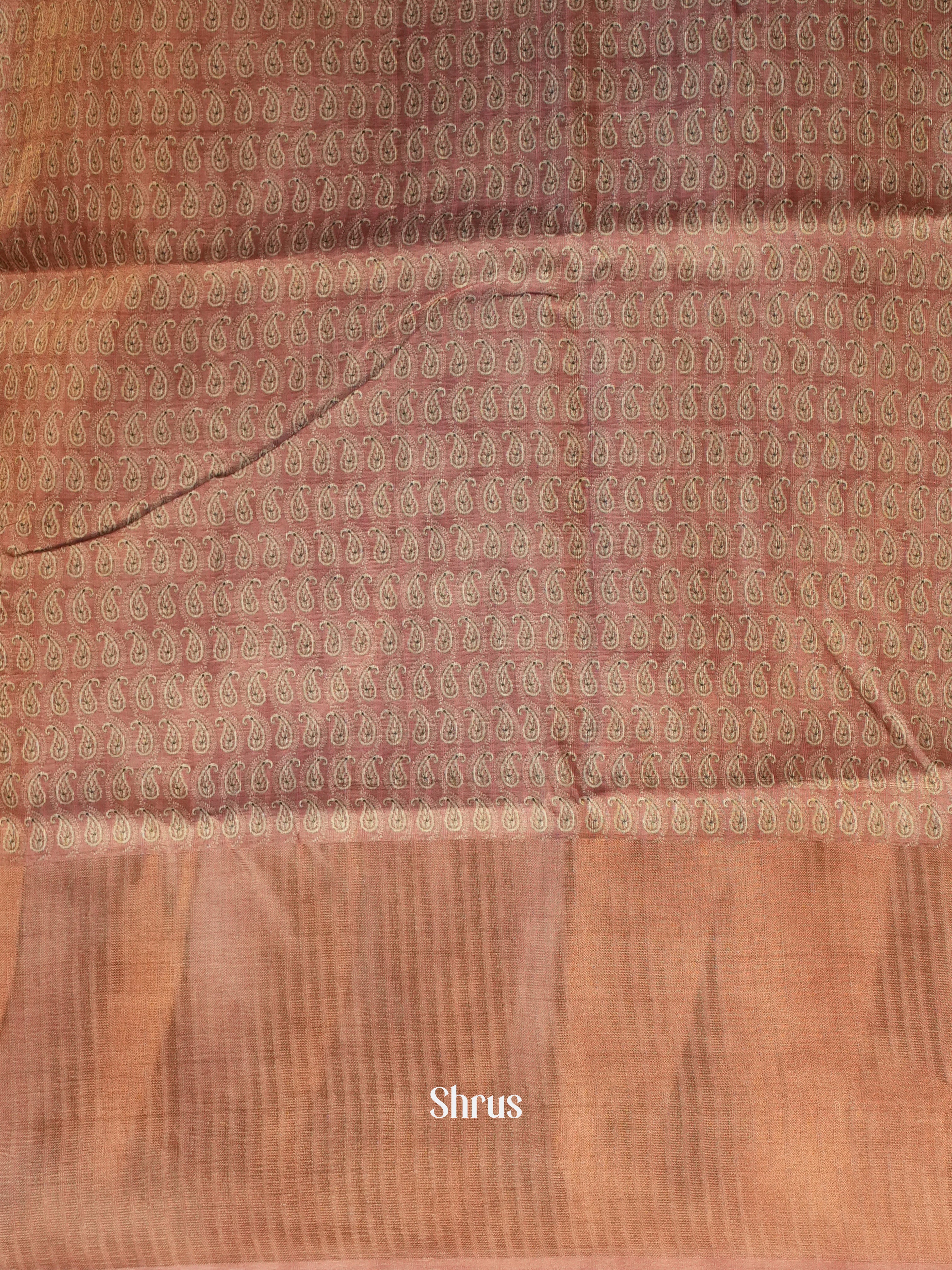 Onion Peel - Matka Cotton Saree - Shop on ShrusEternity.com